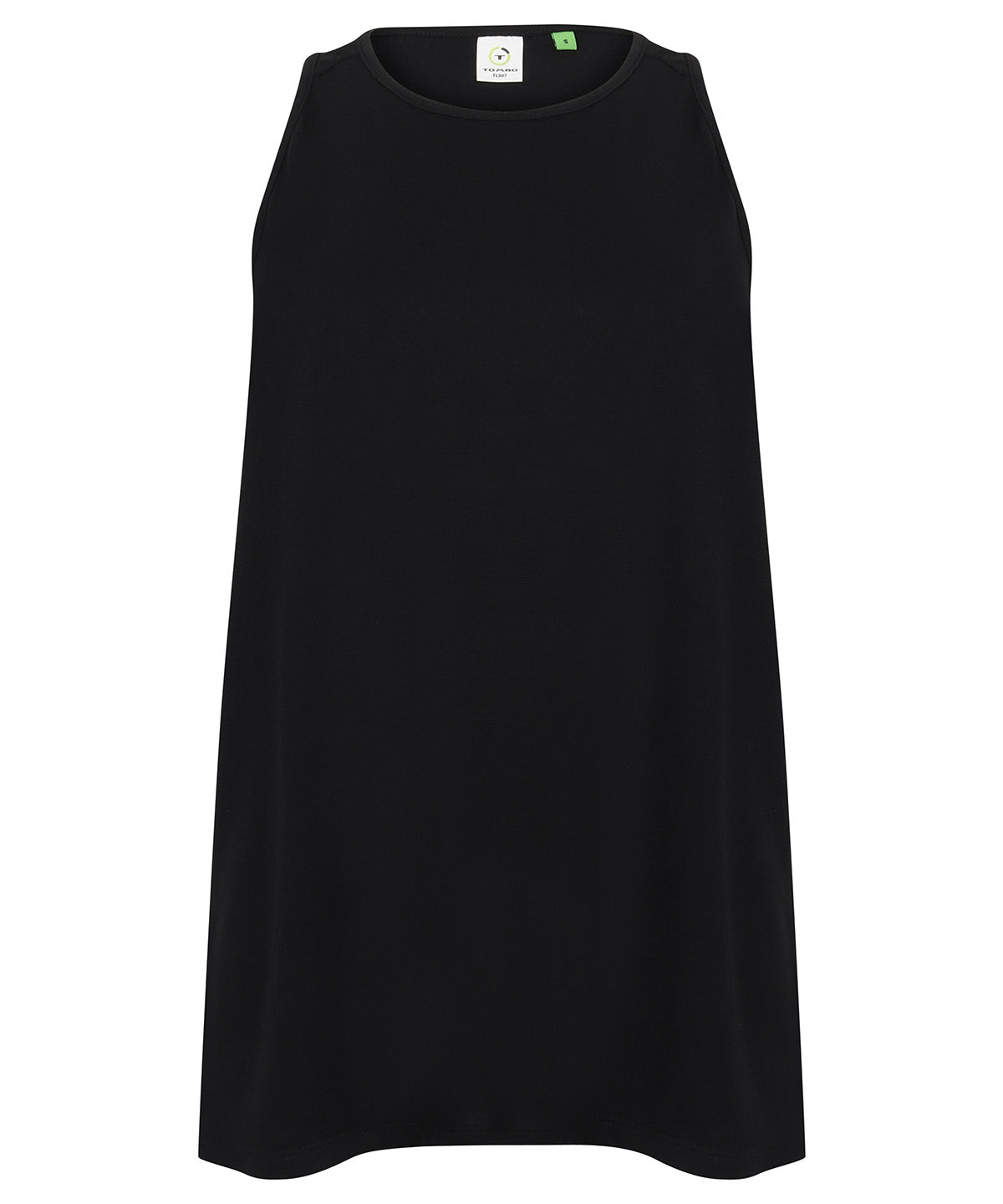 Black - Women's open back vest - GarmentEmbroidery