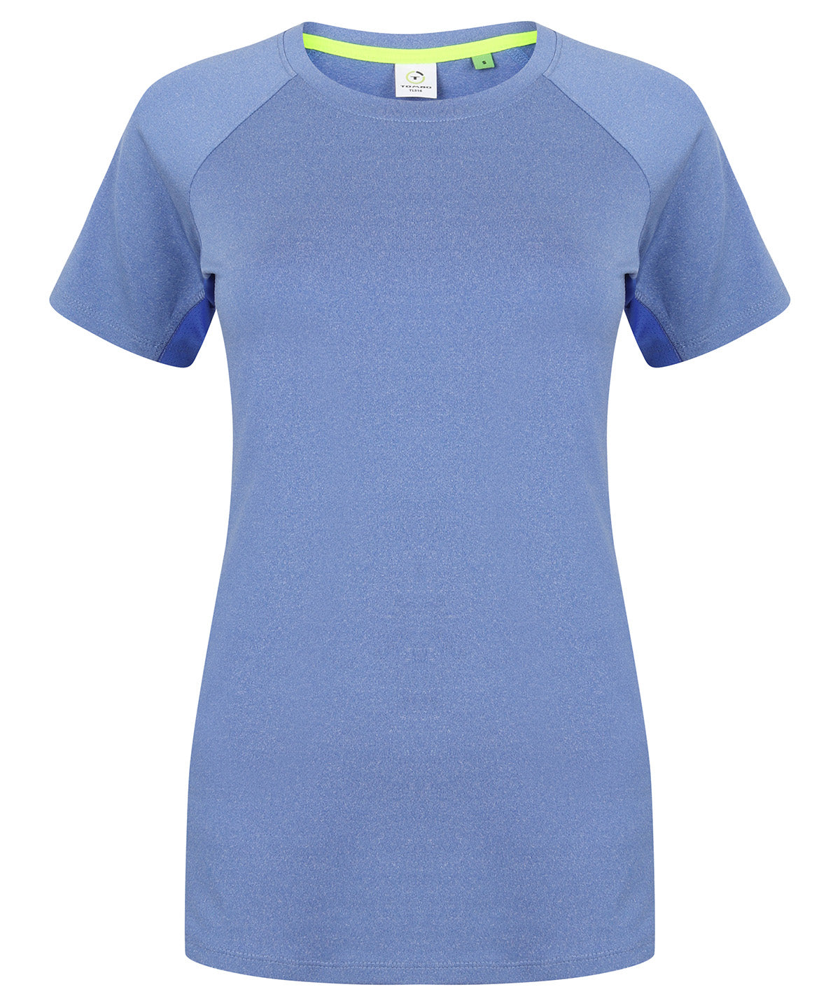 Blue Marl/Blue - Women's slim fit t-shirt - GarmentEmbroidery