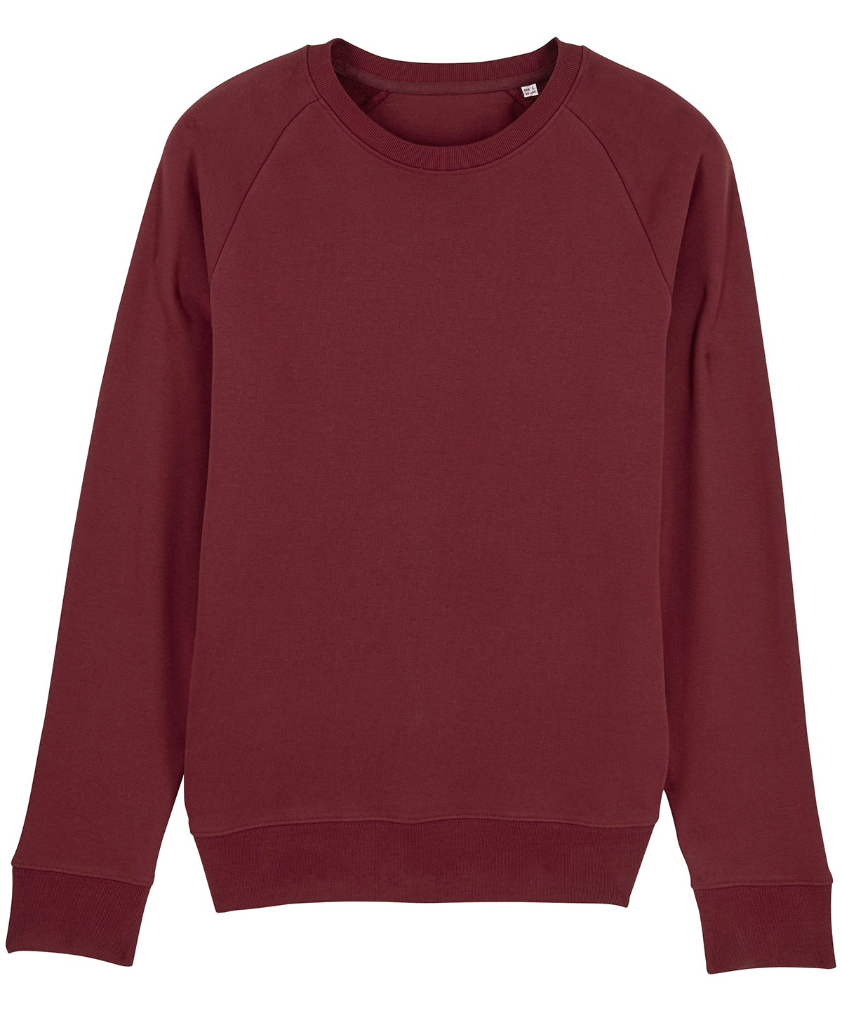Burgundy - Stroller, unisex iconic crew neck sweatshirt (STSM567) - GarmentEmbroidery