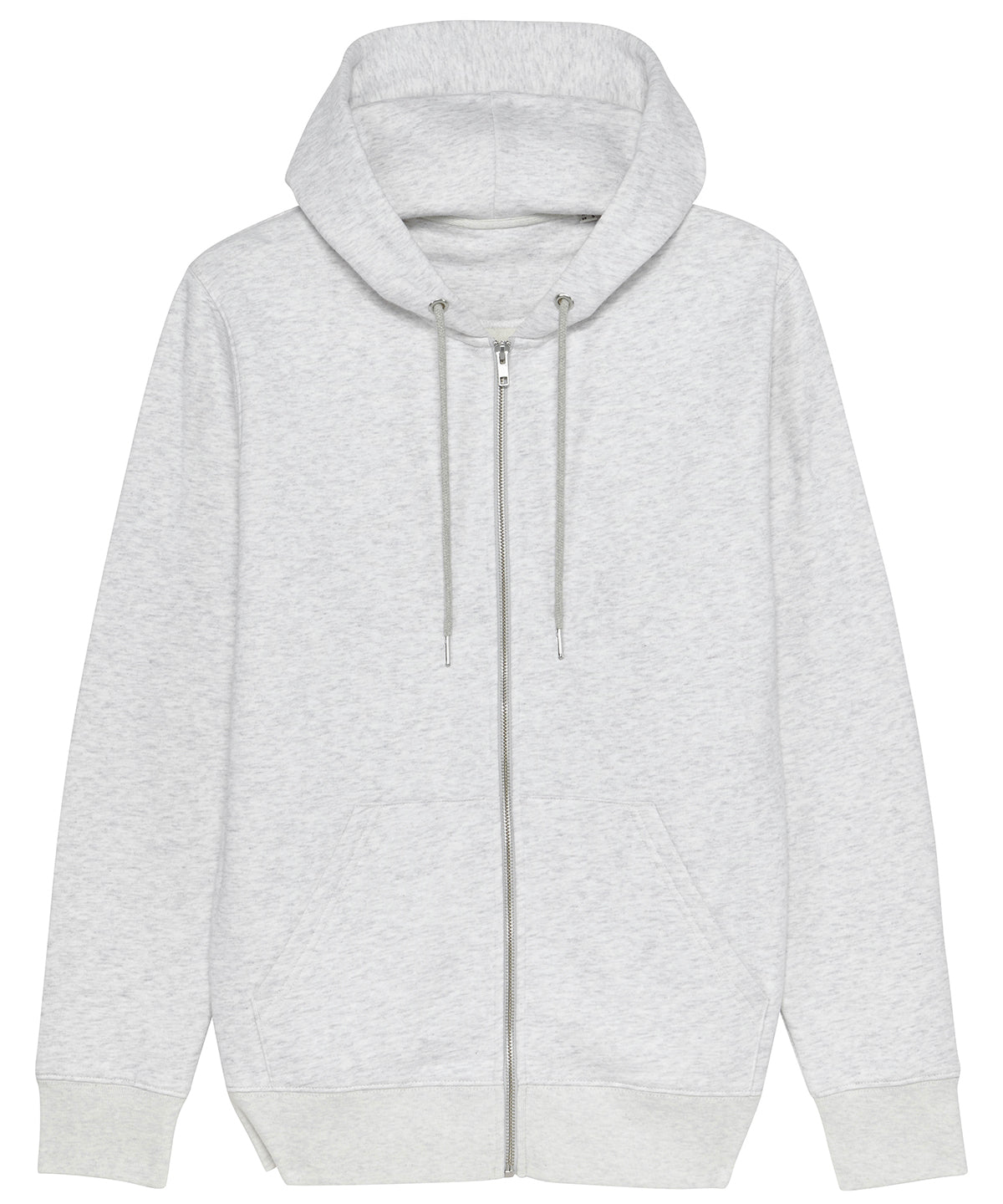 Heather Ash - Cultivator, unisex iconic zip-thru hoodie sweatshirt (STSM566) - GarmentEmbroidery