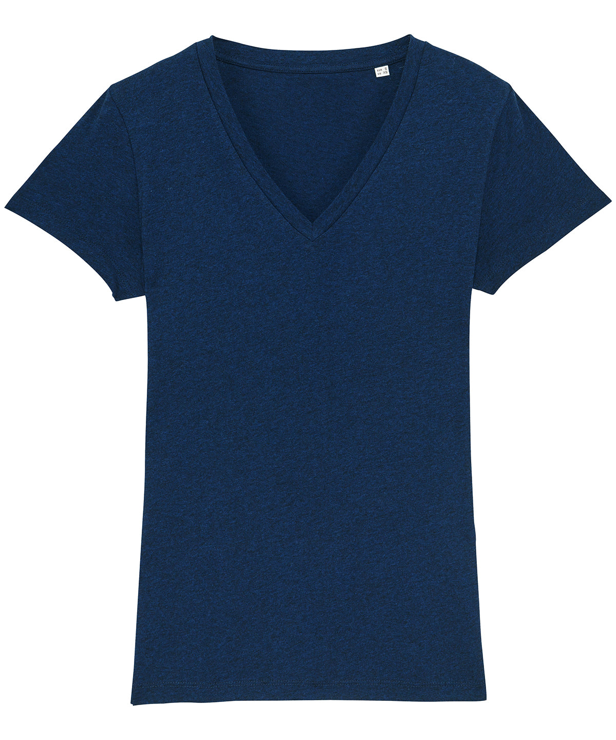Black Heather Blue - Women's Stella Evoker v-neck t-shirt (STTW023) - GarmentEmbroidery