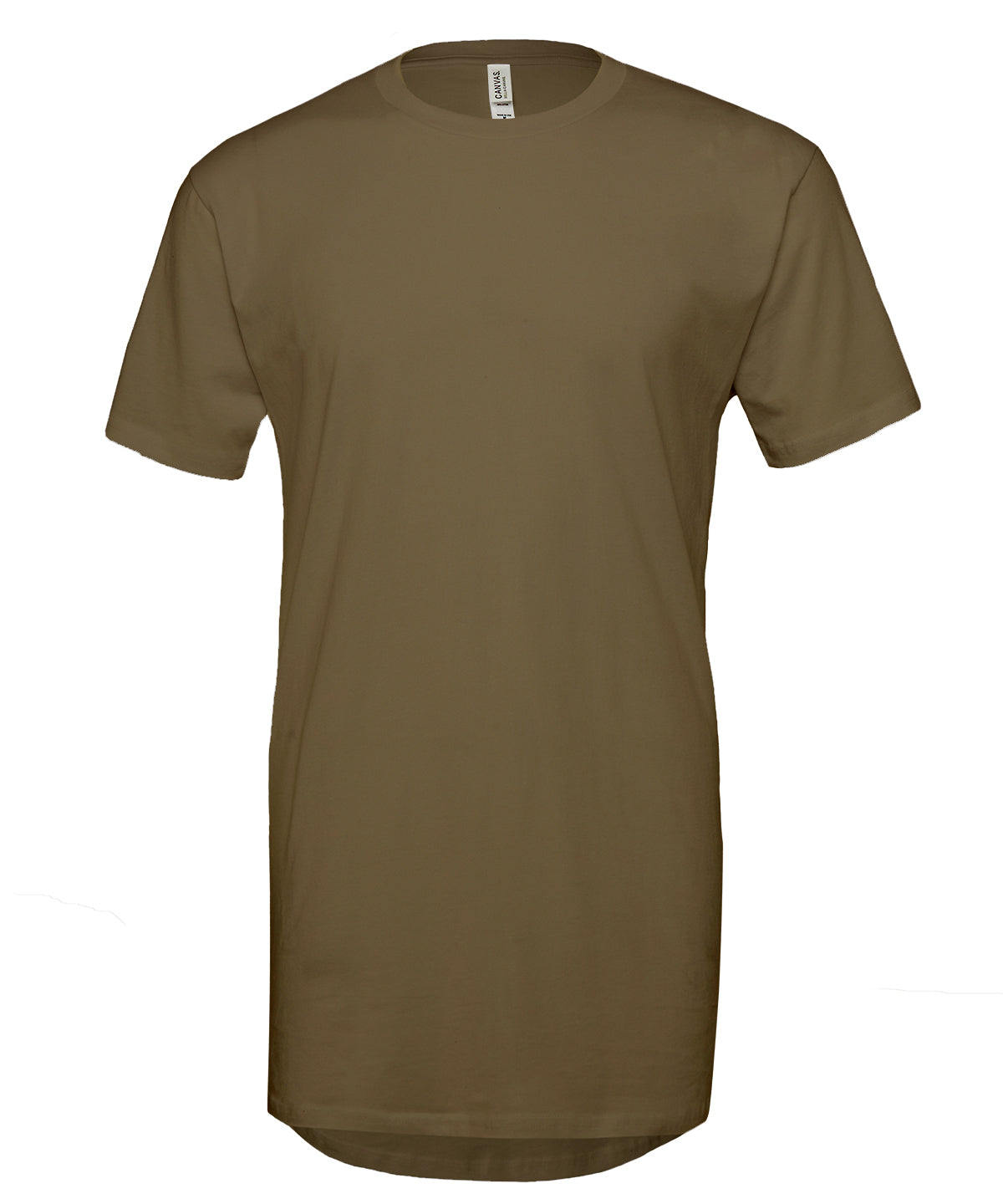 Heather Olive - Unisex long body urban t-shirt - GarmentEmbroidery