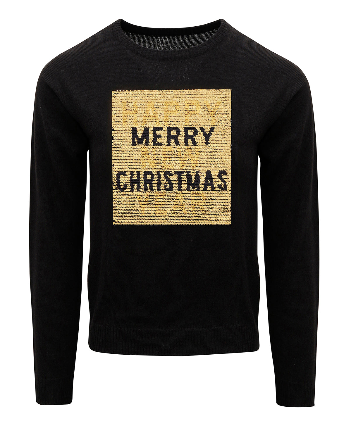 Black/Gold/Silver - Women's Christmas/New Year jumper - GarmentEmbroidery