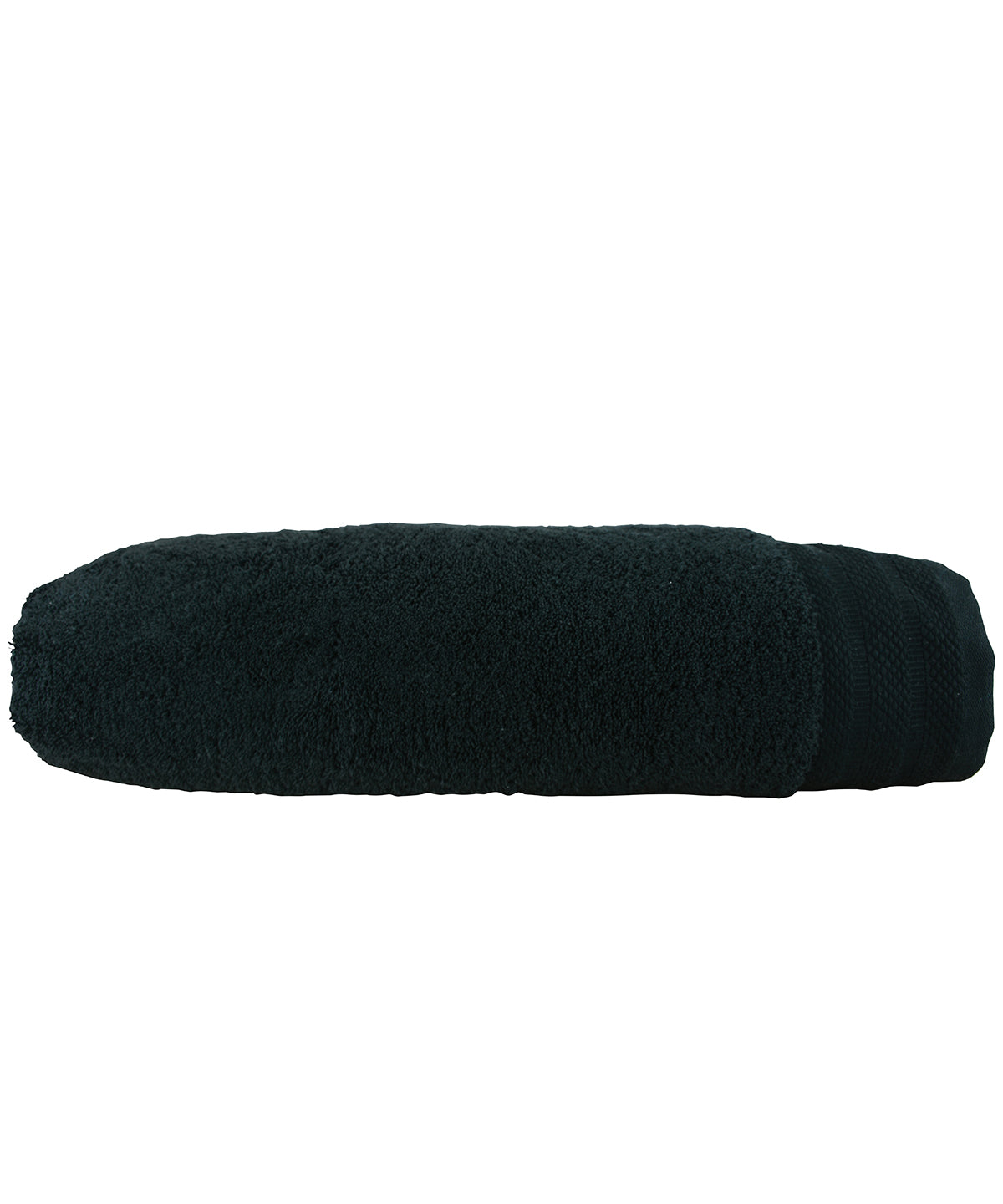 Pure Black - ARTG® pure luxe beach towel - GarmentEmbroidery