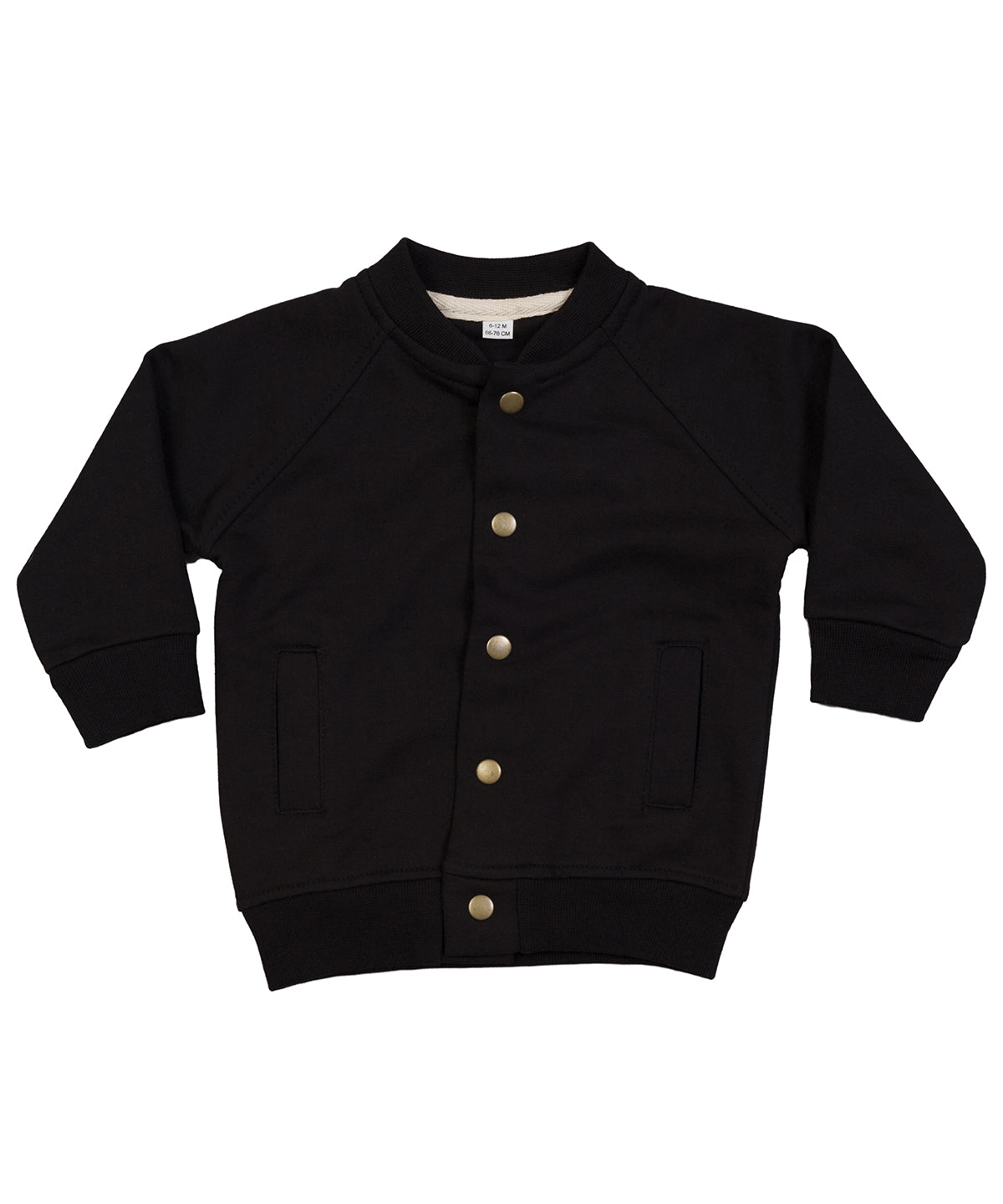 Black - Baby bomber jacket - GarmentEmbroidery