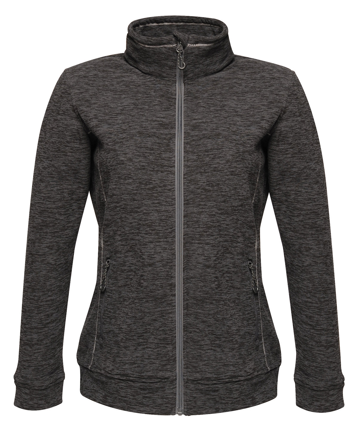 Seal Grey Marl - Women's Thornly full-zip - GarmentEmbroidery