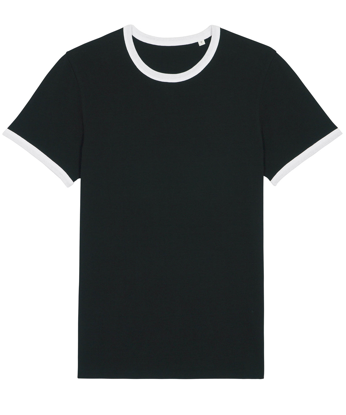 Black/White - Ringer unisex t-shirt (STTU827) - GarmentEmbroidery