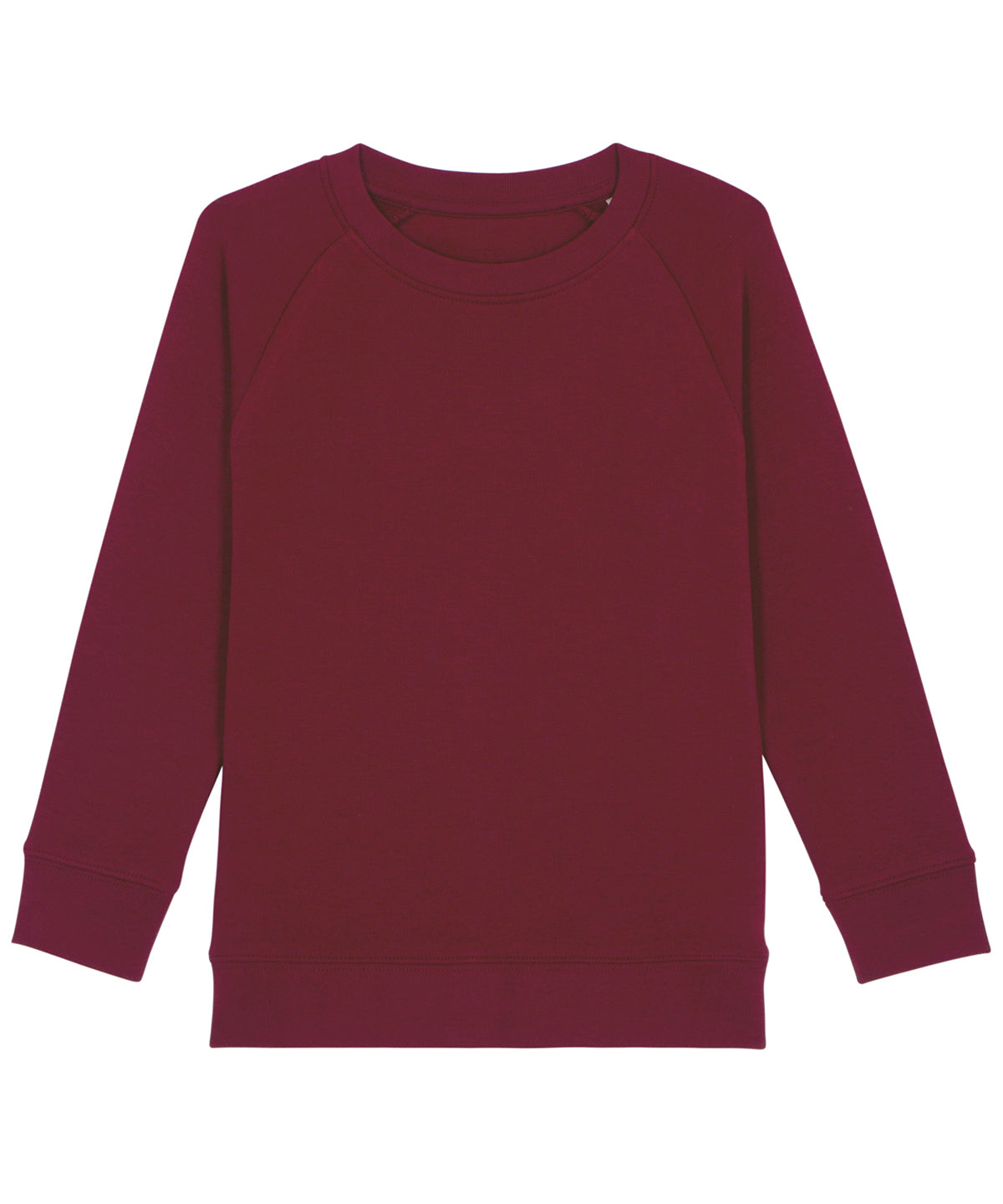 Burgundy - Kids mini Scouter iconic crew neck sweatshirt (STSK916) - GarmentEmbroidery