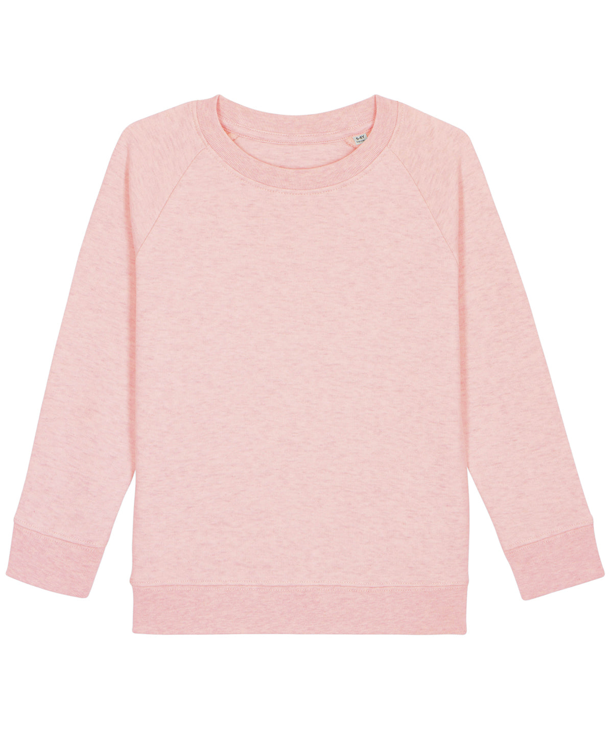 Cream Heather Pink - Kids mini Scouter iconic crew neck sweatshirt (STSK916) - GarmentEmbroidery