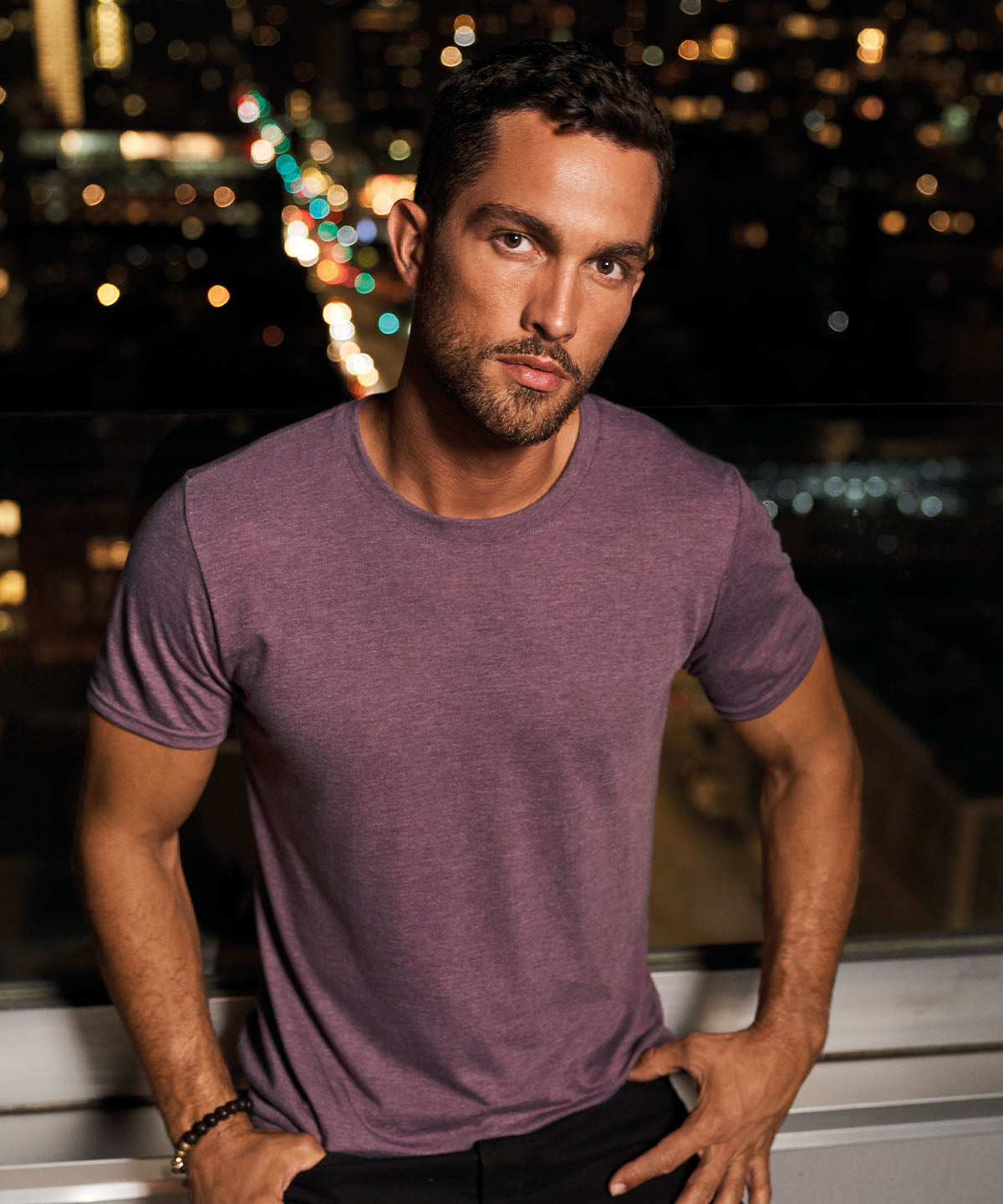 Teal Ice - Anvil adult triblend tee - GarmentEmbroidery