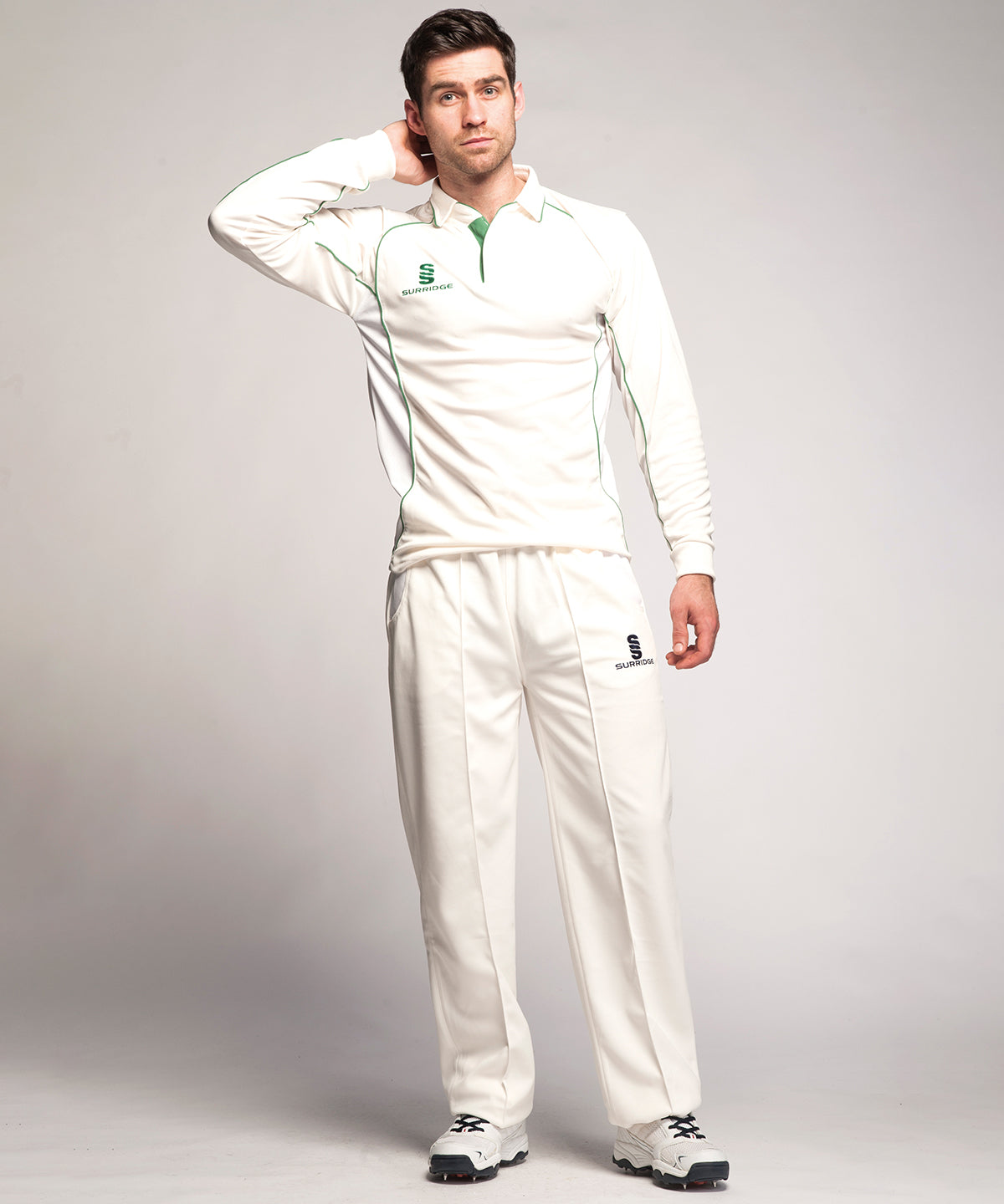 White/Maroon trim - Premier shirt long sleeve - GarmentEmbroidery