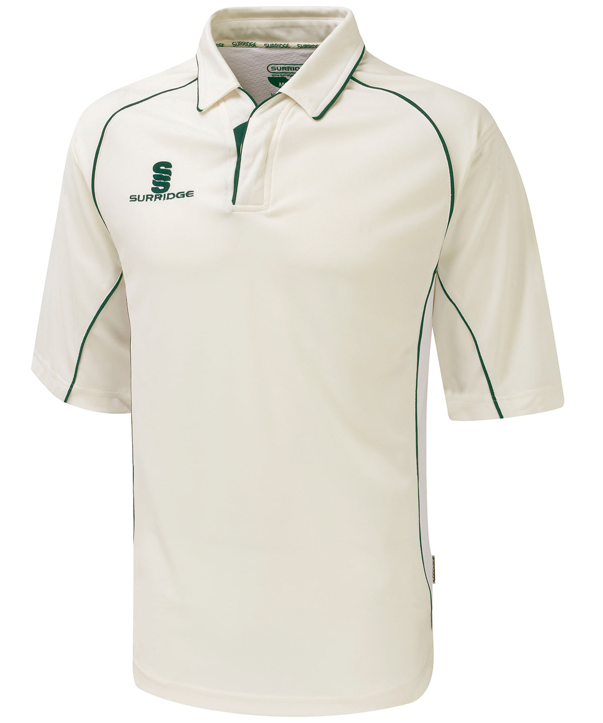 White/Maroon trim - Premier shirt ¾ sleeve - junior - GarmentEmbroidery