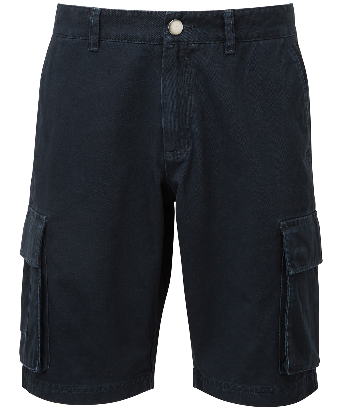 Navy - Men's cargo shorts - GarmentEmbroidery