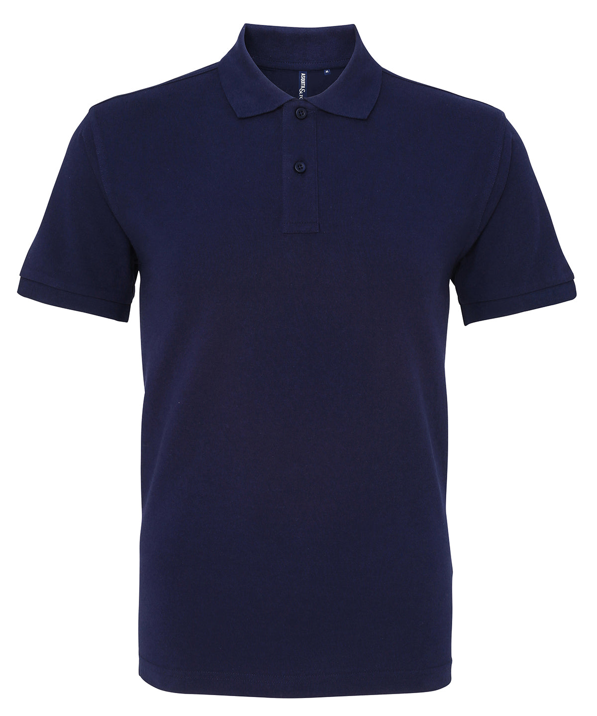 Navy - Men's organic polo - GarmentEmbroidery