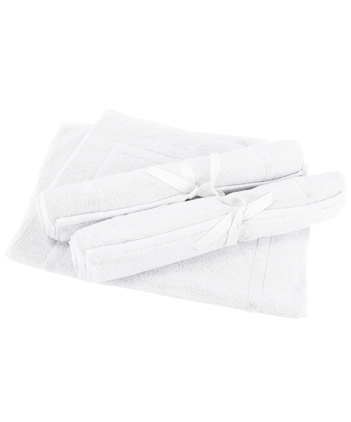 White - Bath mat - GarmentEmbroidery