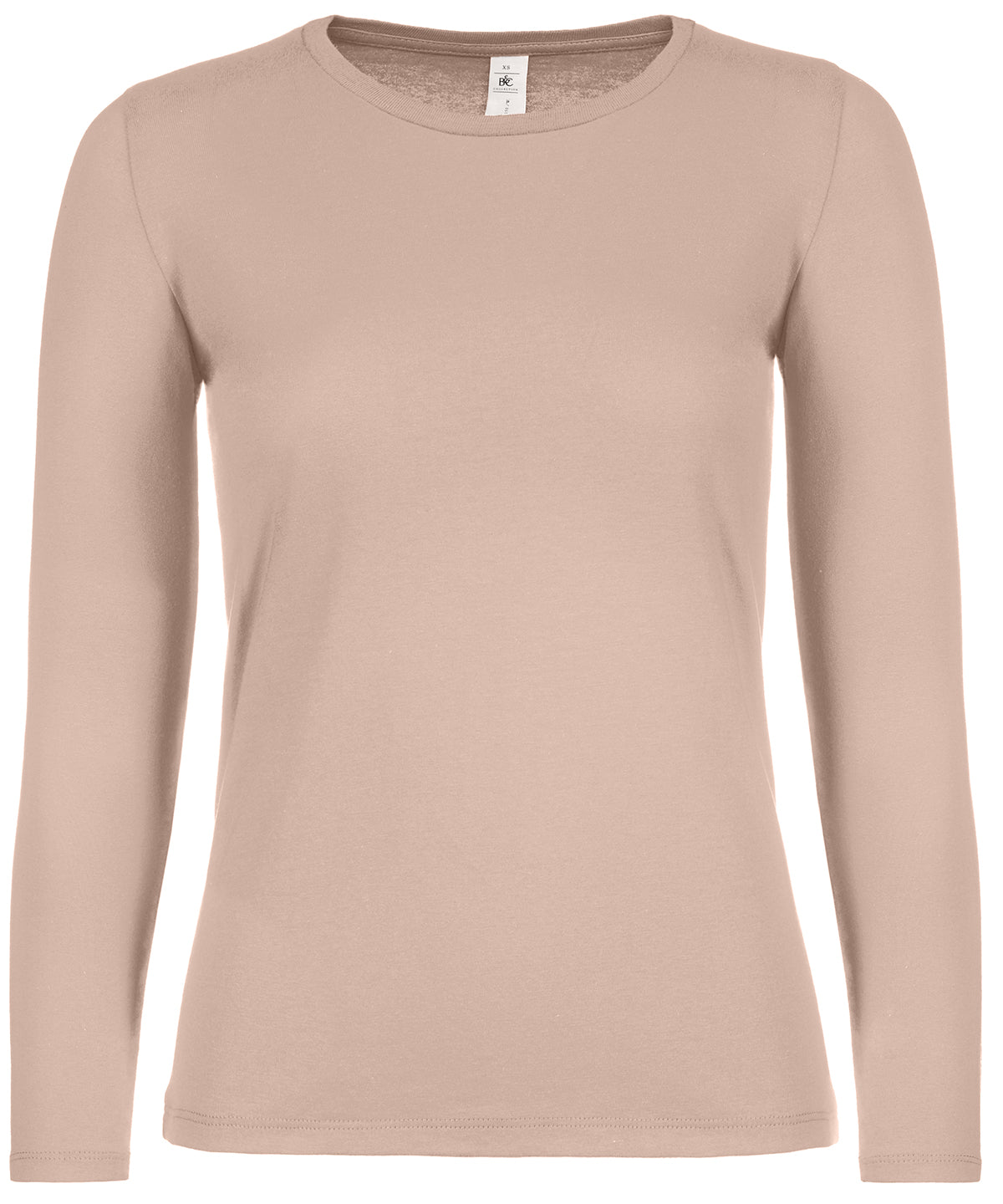 Millennial Pink - B&C #E150 long sleeve /women - GarmentEmbroidery