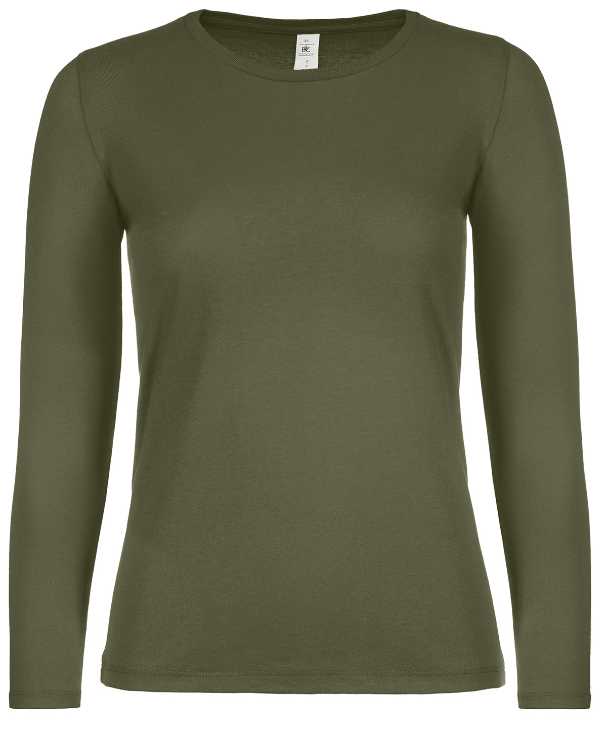 Urban Khaki - B&C #E150 long sleeve /women - GarmentEmbroidery