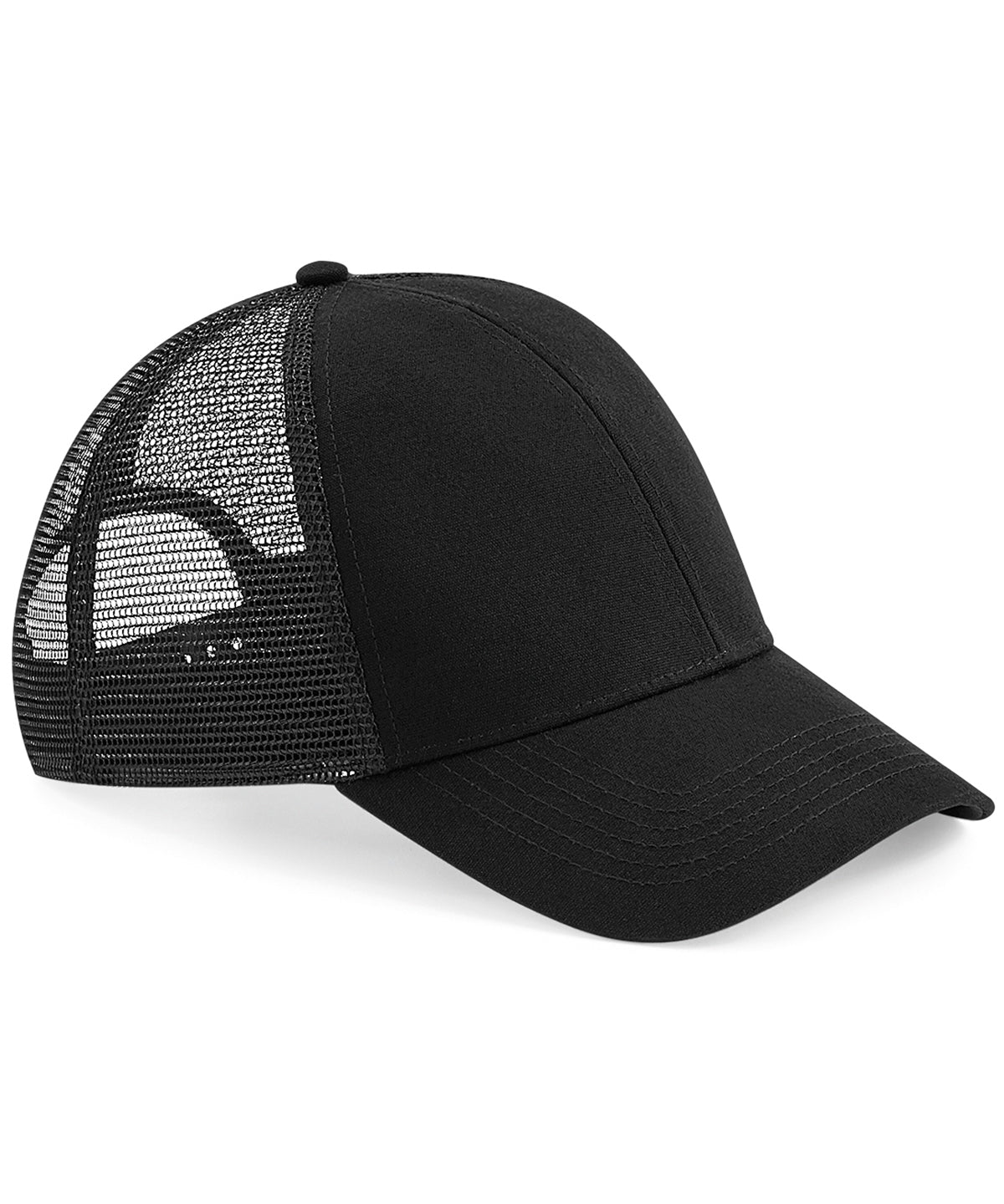 Black - Organic cotton trucker - GarmentEmbroidery