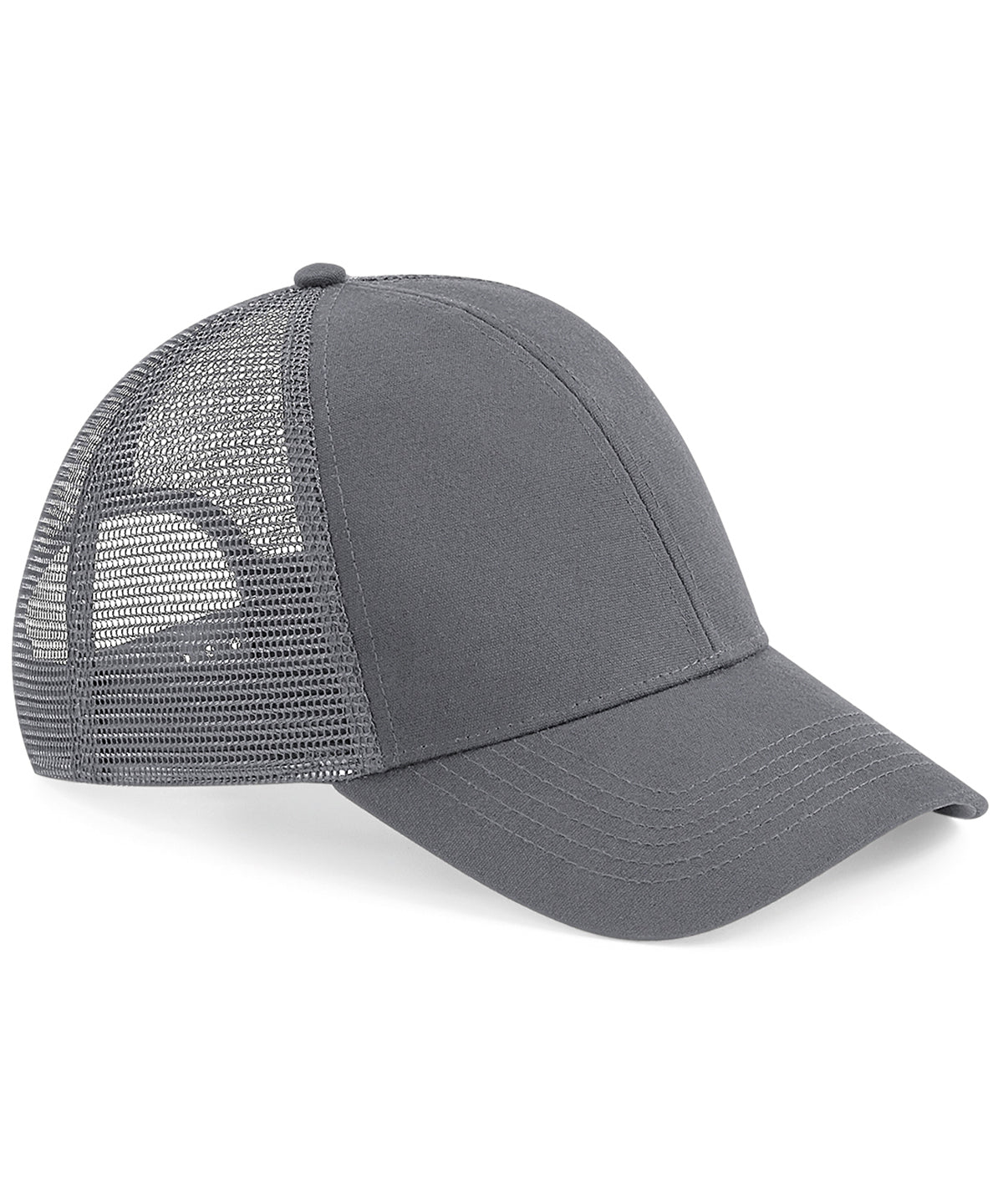 Graphite Grey - Organic cotton trucker - GarmentEmbroidery
