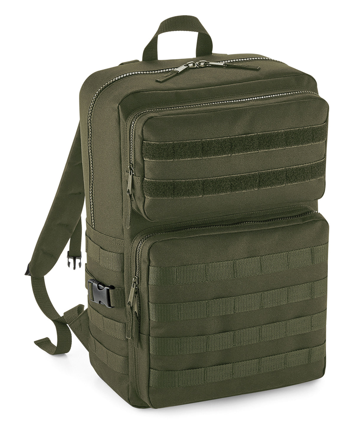 Military Green - MOLLE tactical backpack - GarmentEmbroidery