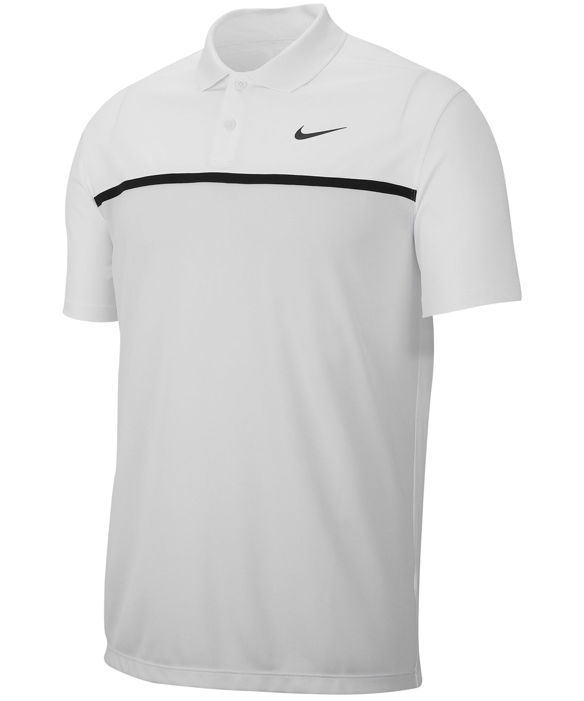 White/Pure Platinum/Black - Nike dry victory polo CB - GarmentEmbroidery
