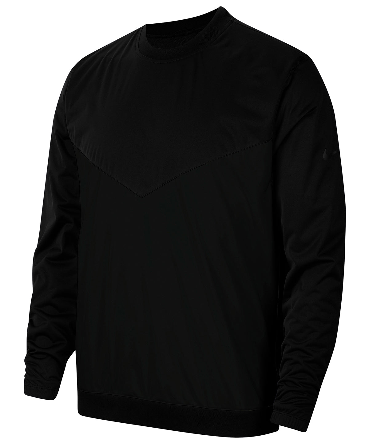 Black/Black/Black - Nike Shield crew core - GarmentEmbroidery