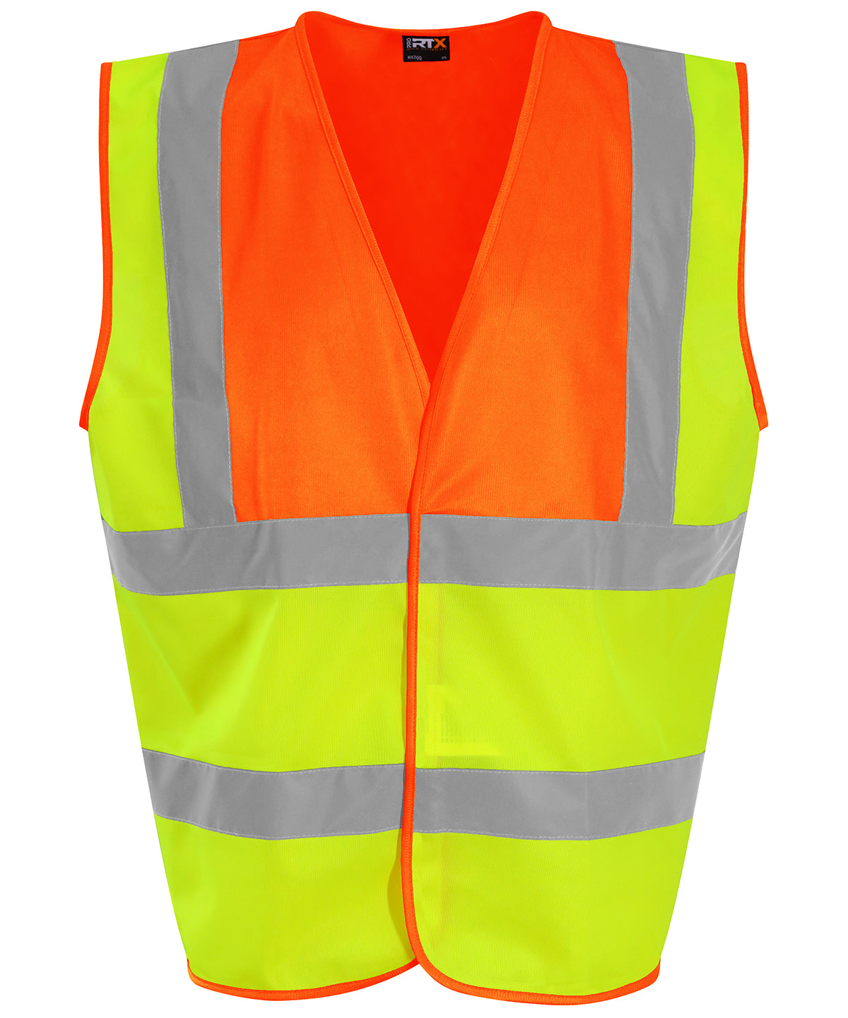 HV Yellow/Orange - Waistcoat - GarmentEmbroidery