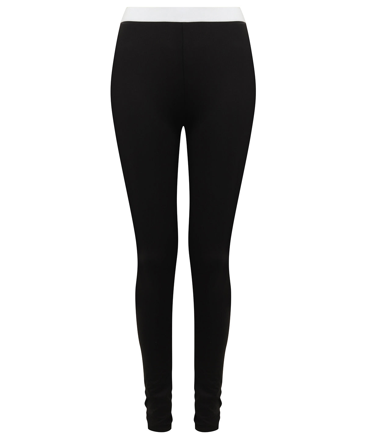 Black/White - Women's fashion leggings - GarmentEmbroidery