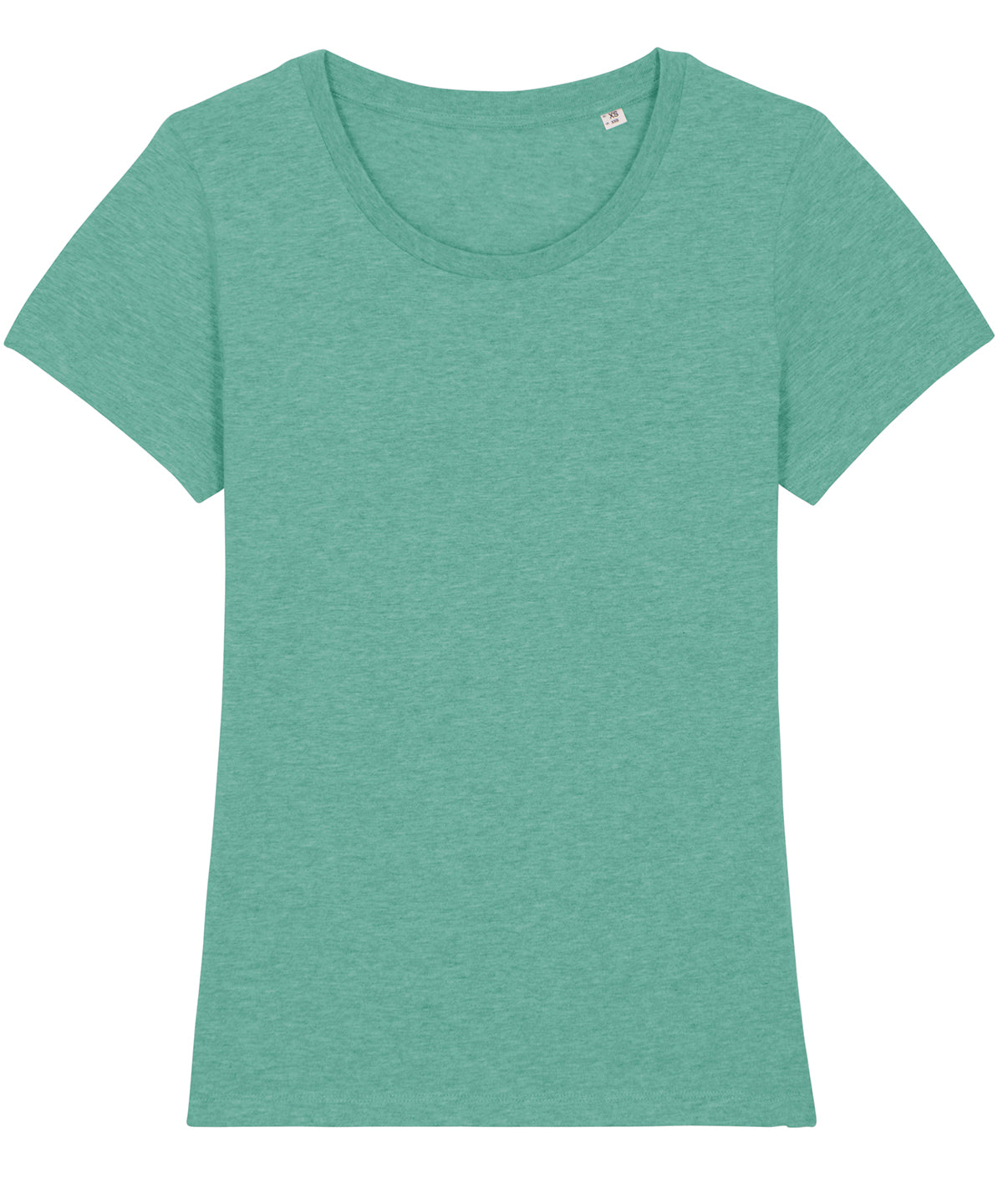 Mid Heather Green - Women's Stella Expresser iconic fitted t-shirt (STTW032) - GarmentEmbroidery