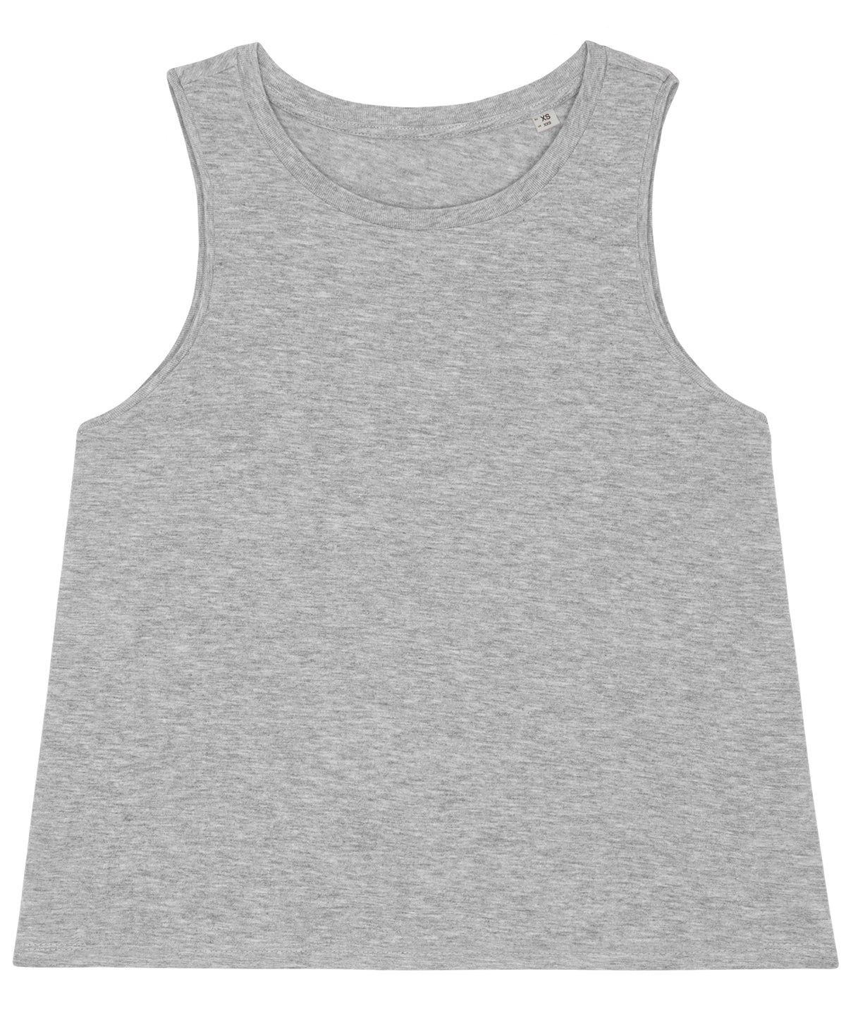 Heather Grey - Women's Stella Dancer crop tank top (STTW038) - GarmentEmbroidery