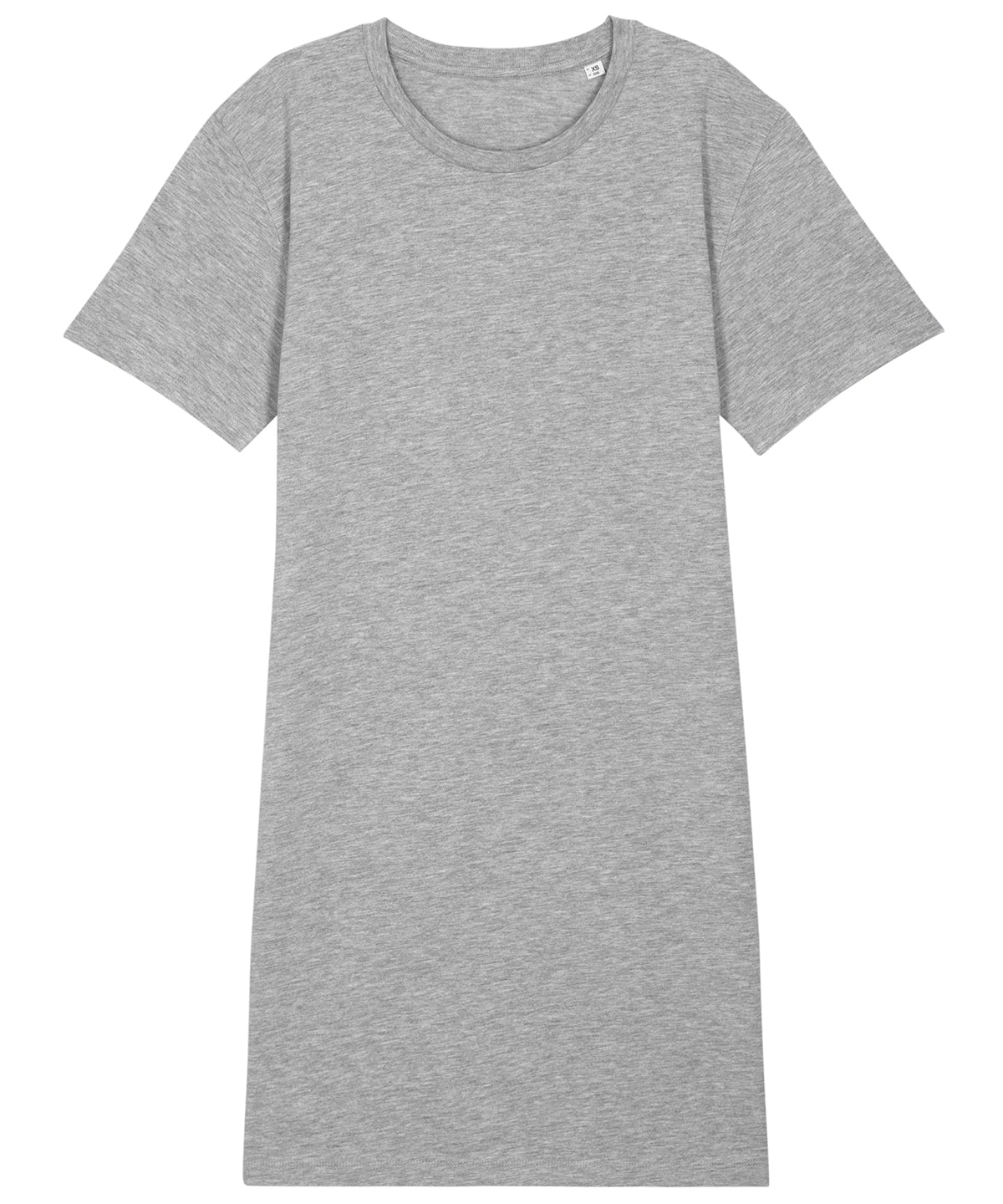 Heather Grey - Women's Stella Spinner t-shirt dress (STDW144) - GarmentEmbroidery