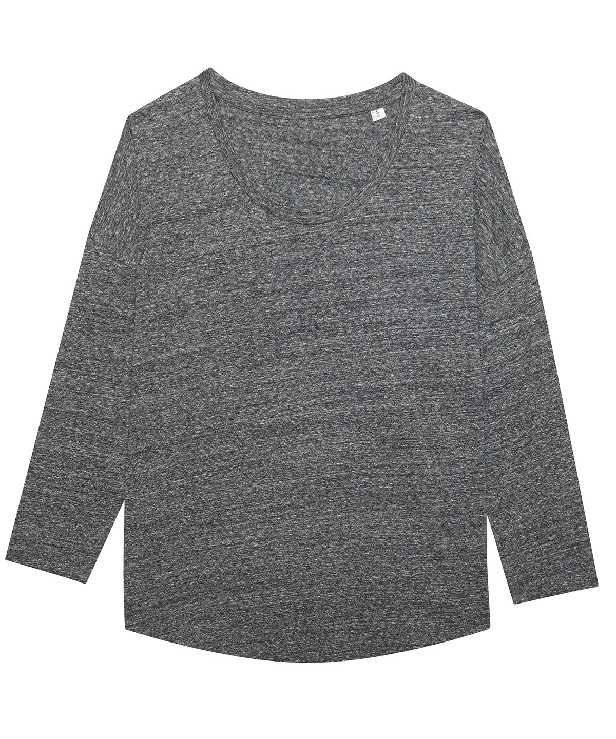 Slub Heather Steel Grey - Women's Stella Waver slub women's ¾ sleeve dropped shoulder t-shirt (STTW114) - GarmentEmbroidery