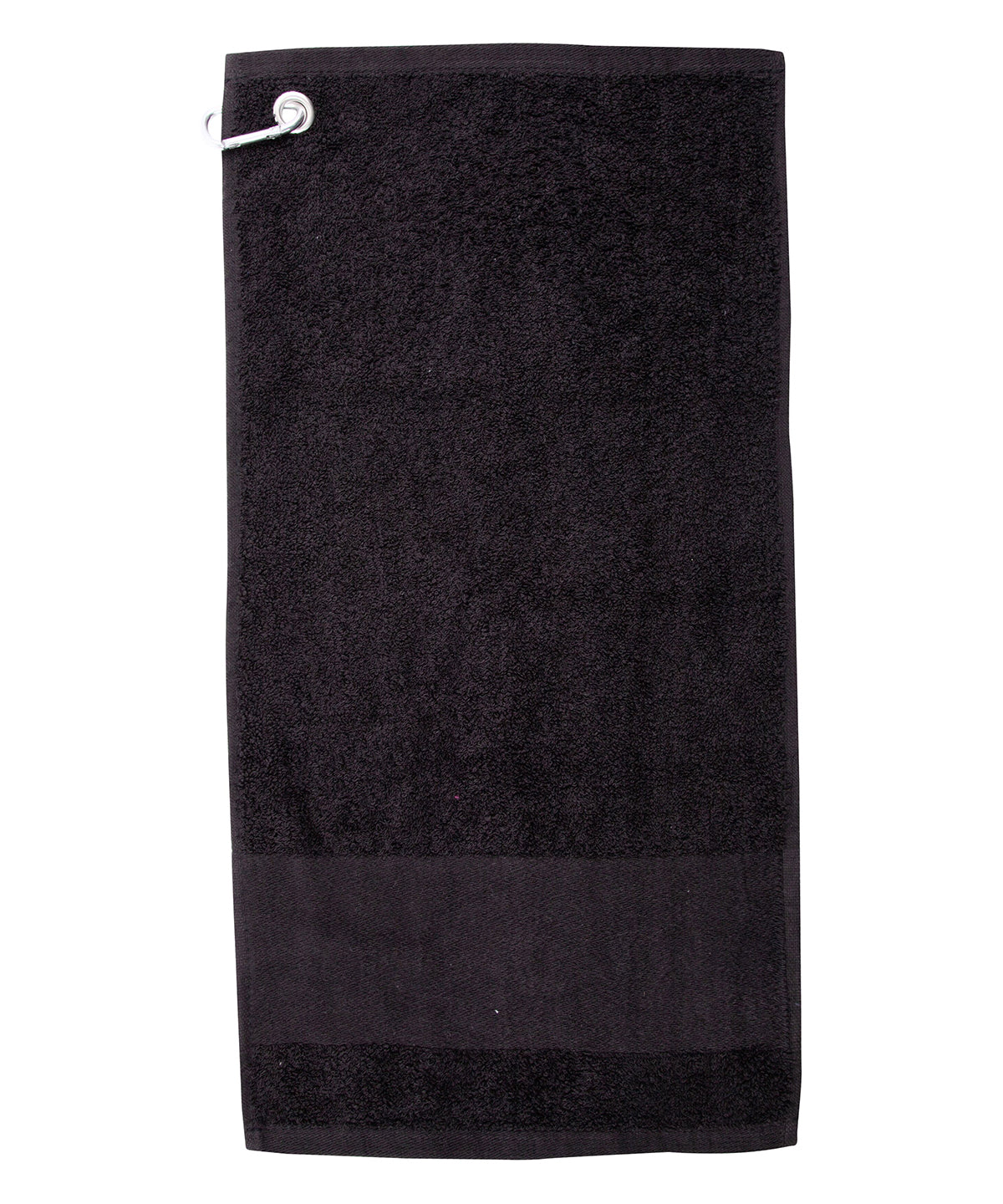 Black - Printable border golf towel - GarmentEmbroidery