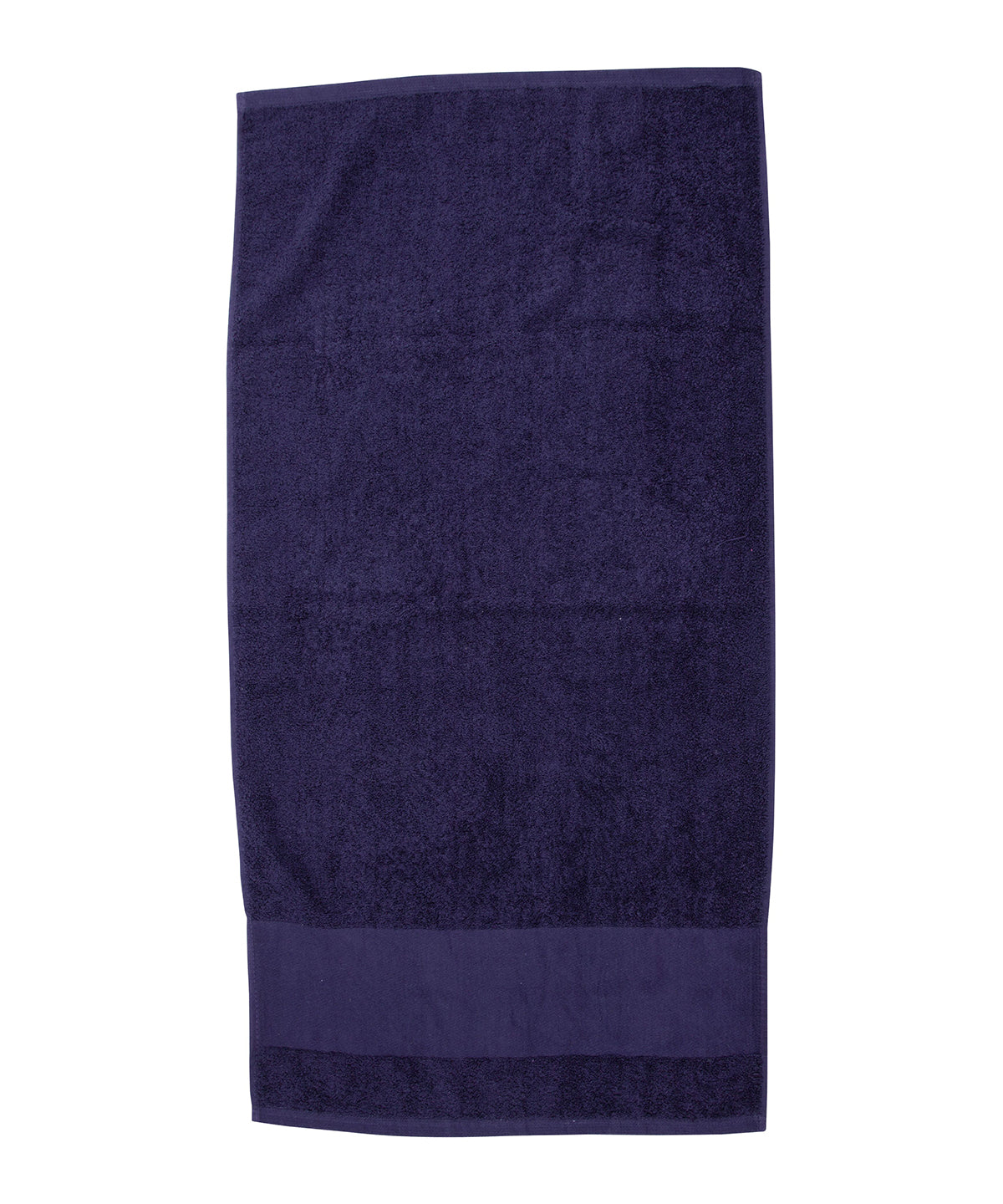 Navy - Printable border hand towel - GarmentEmbroidery