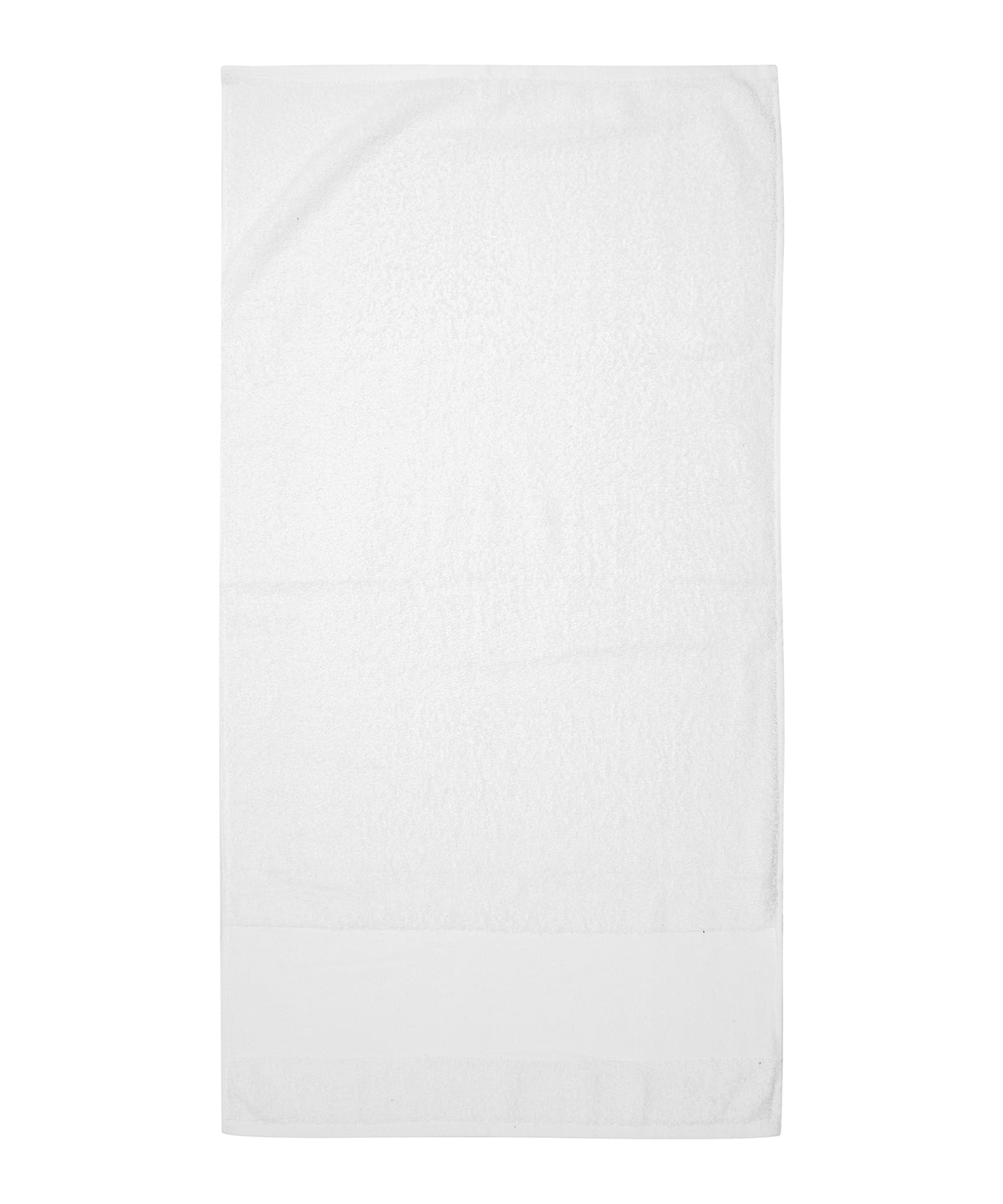 White - Printable border hand towel - GarmentEmbroidery