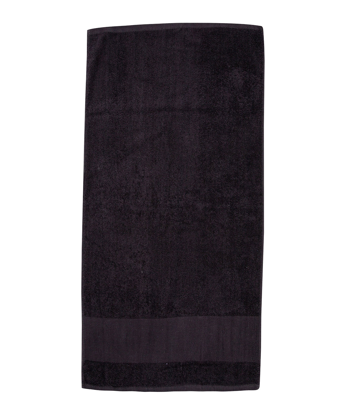 Black - Printable border bath towel - GarmentEmbroidery