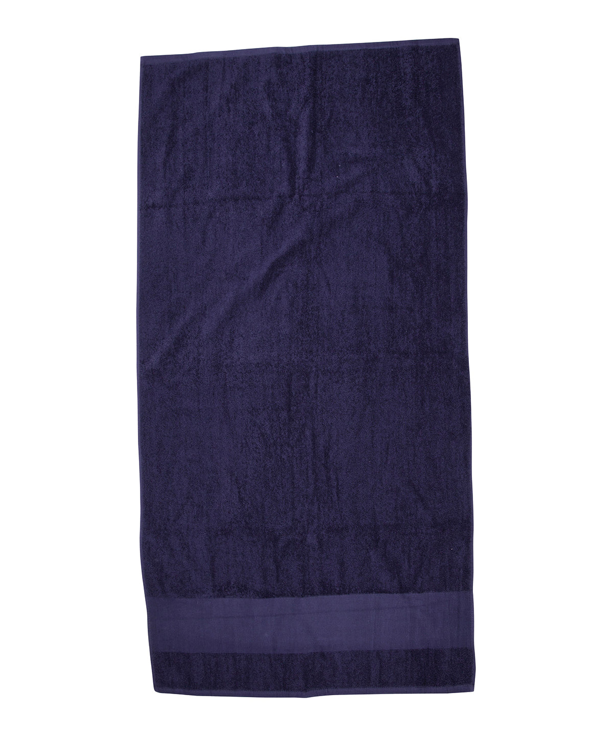 Navy - Printable border bath towel - GarmentEmbroidery