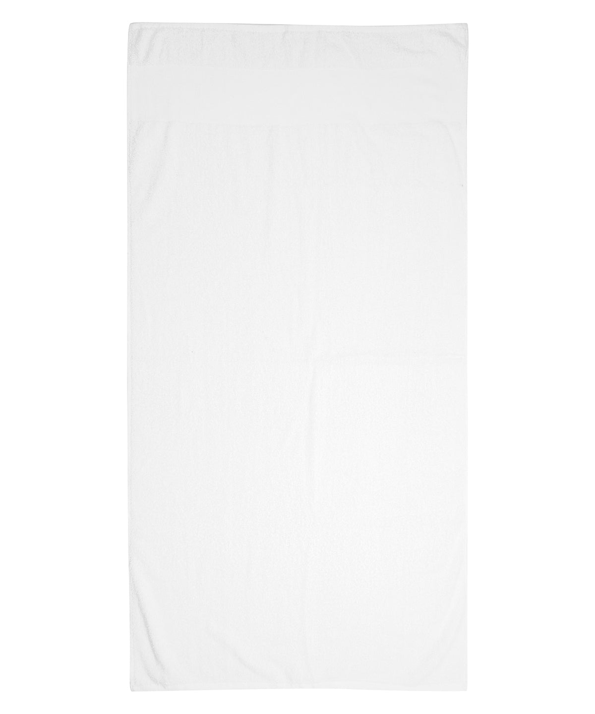 White - Printable border bath towel - GarmentEmbroidery