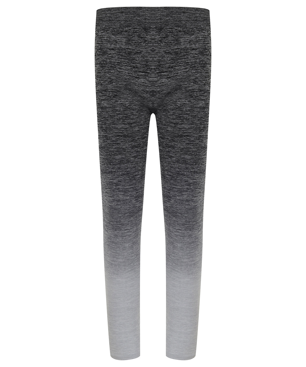 Dark Grey/Light Grey Marl - Kids seamless fade-out leggings - GarmentEmbroidery