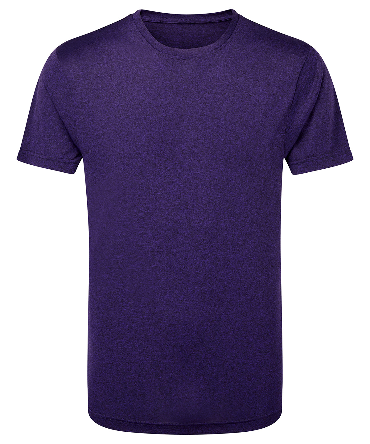 Purple/Black Melange - TriDri® performance t-shirt - GarmentEmbroidery