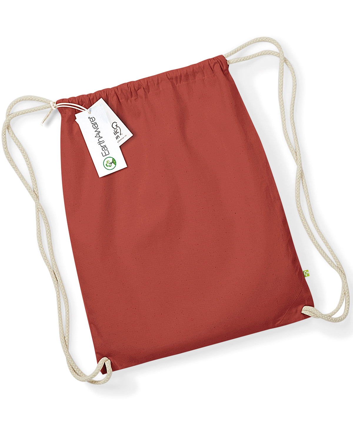 Orange Rust - EarthAware® organic gymsac - GarmentEmbroidery