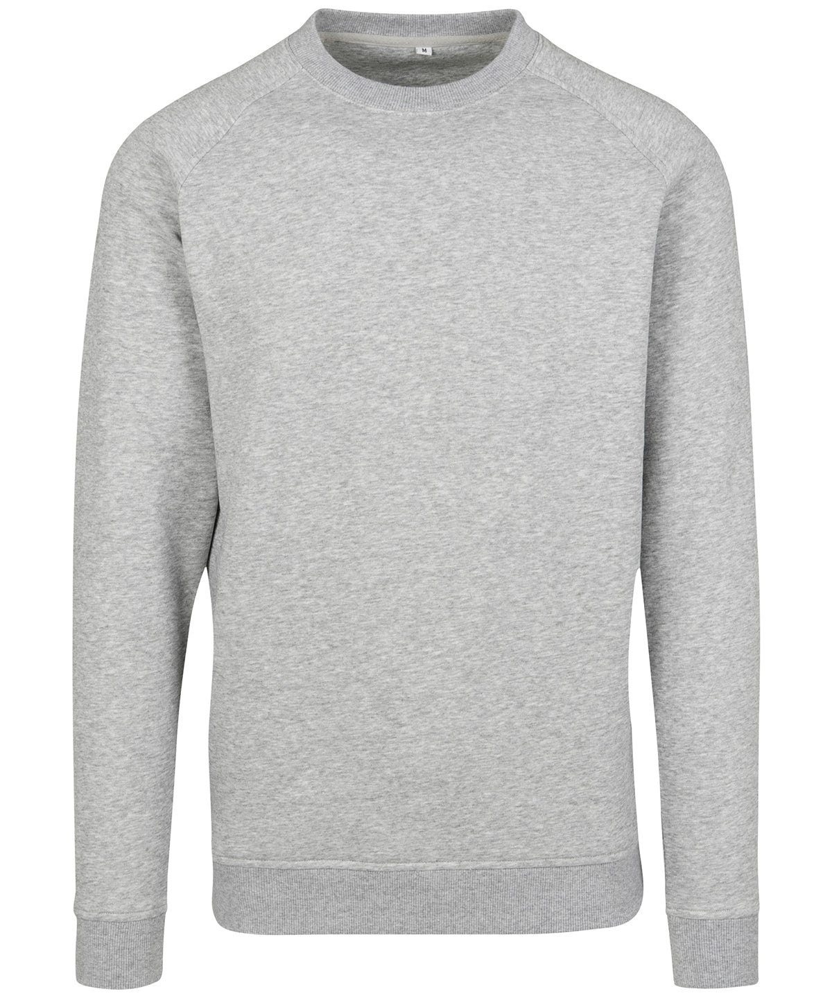 Heather Grey - Raglan sweat crew neck - GarmentEmbroidery