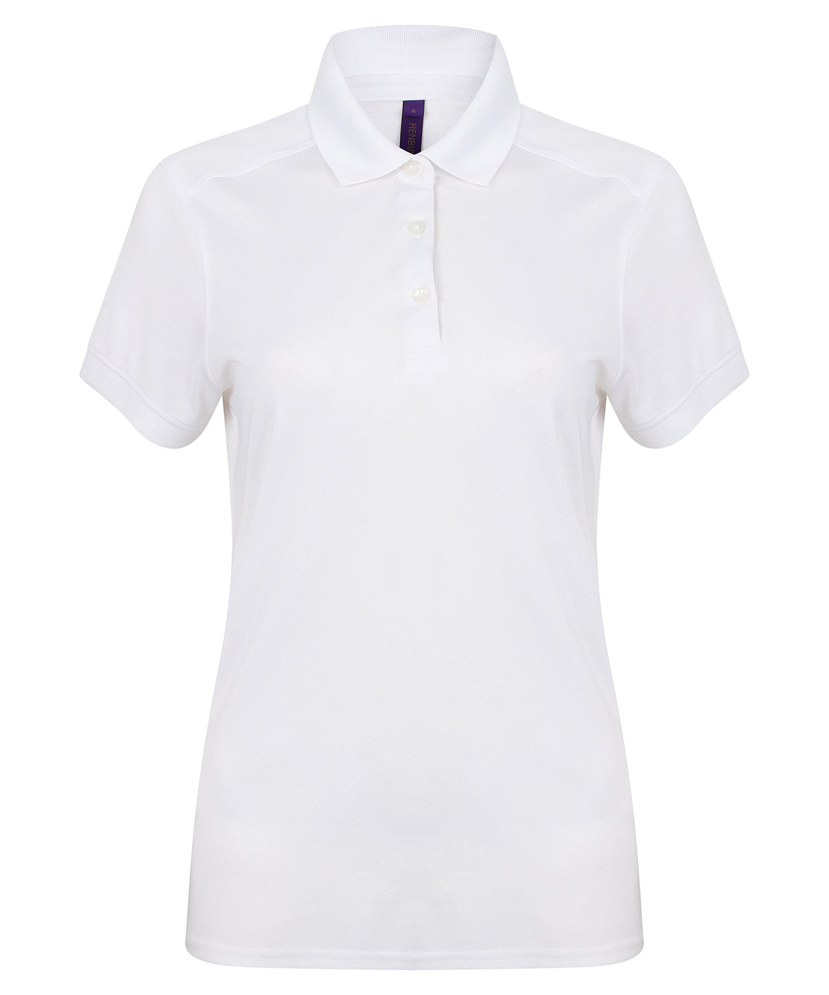 Women's stretch polo shirt with wicking finish (slim fit)
