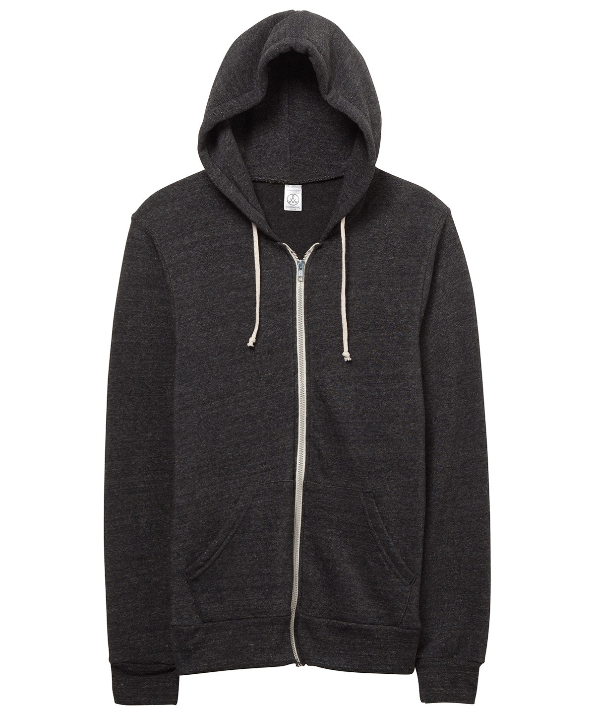Eco Light Grey (Eco Oatmeal) - Rocky eco-fleece zip hoodie - GarmentEmbroidery