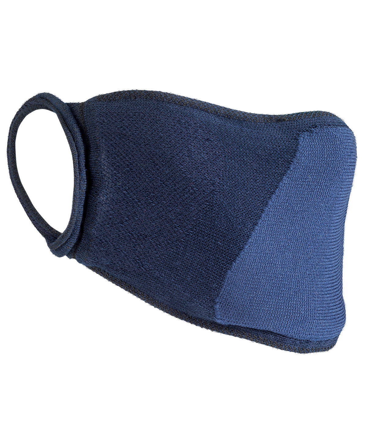 Navy - Natural yarn antibac face mask (Non-PPE) (pack of 10) - GarmentEmbroidery