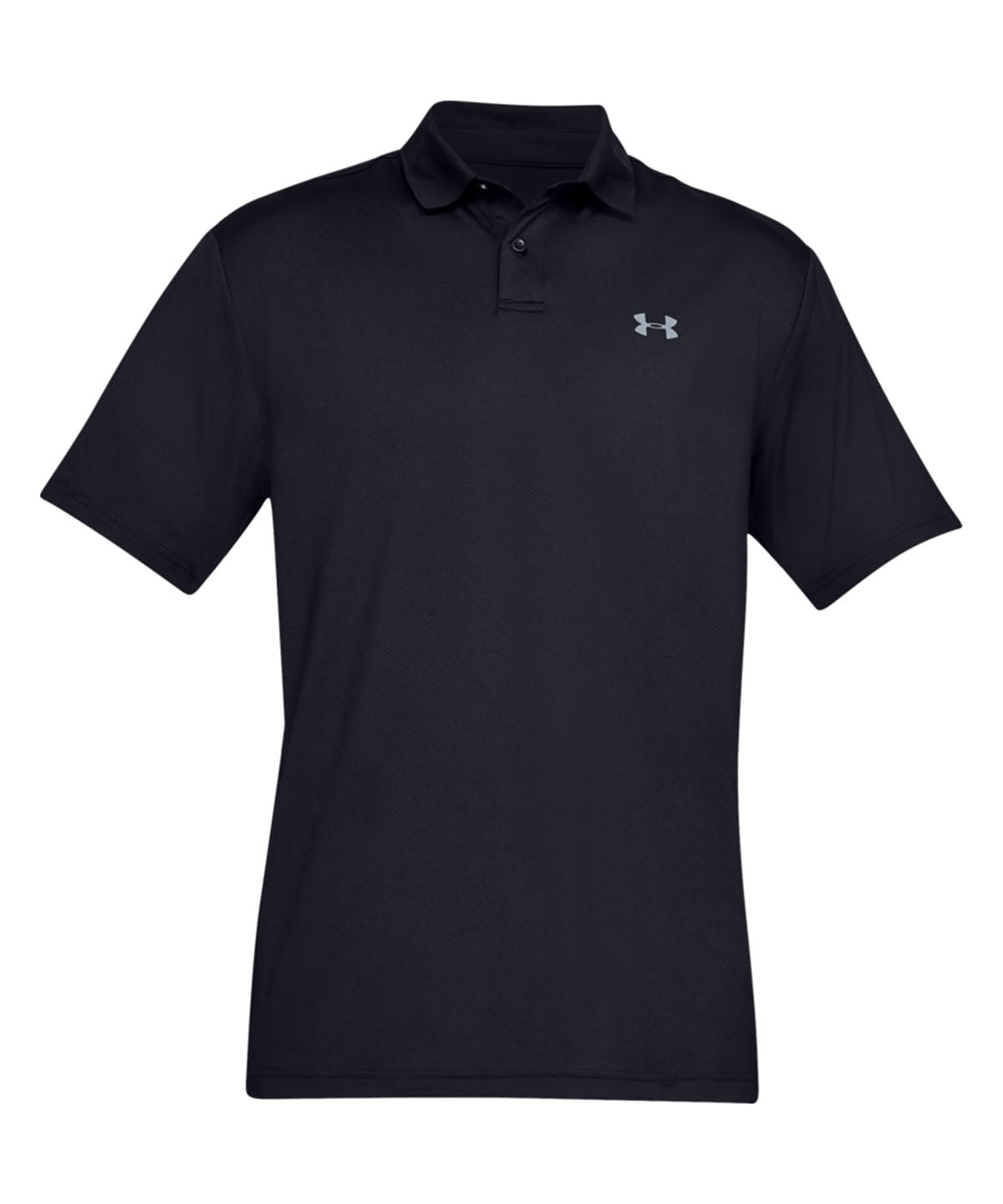 Black/Pitch Grey - Performance polo textured - GarmentEmbroidery