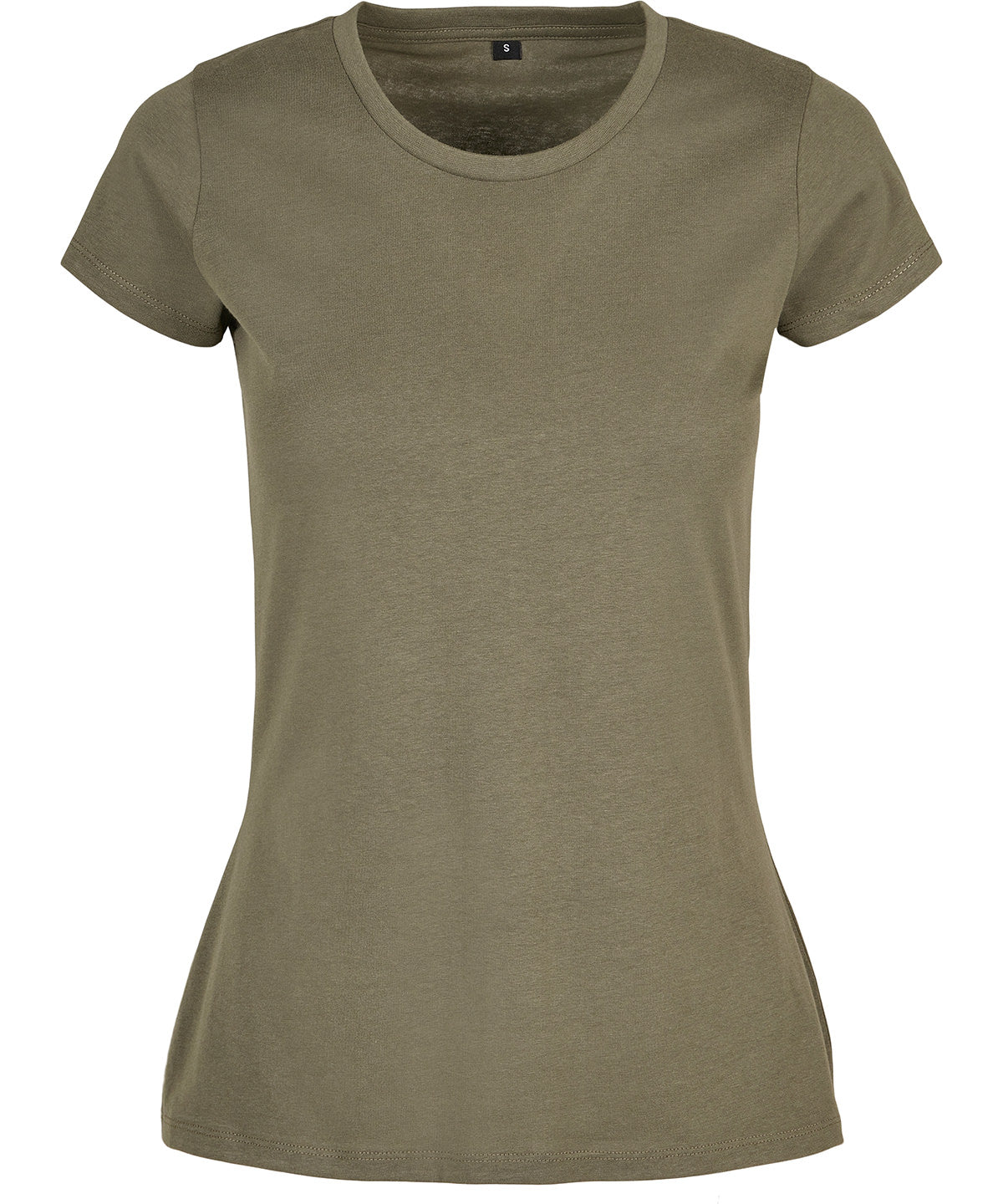 Olive - Women's basic tee - GarmentEmbroidery