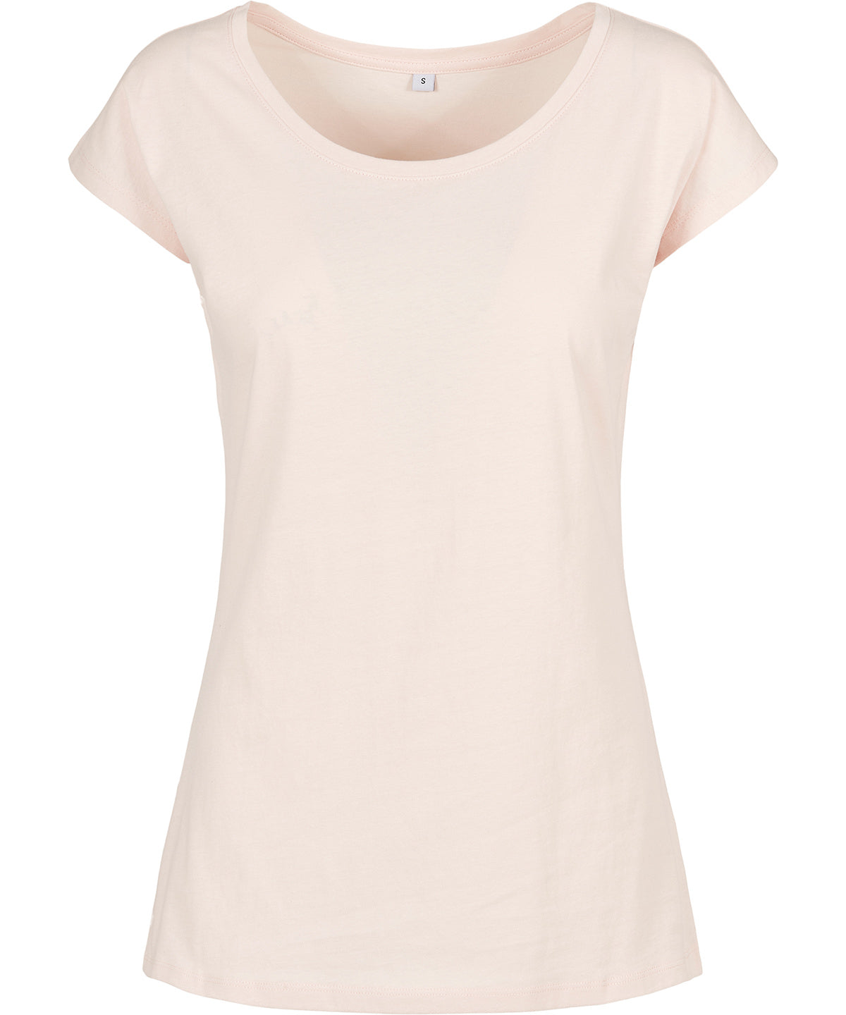 Pink - Women's wide neck tee - GarmentEmbroidery