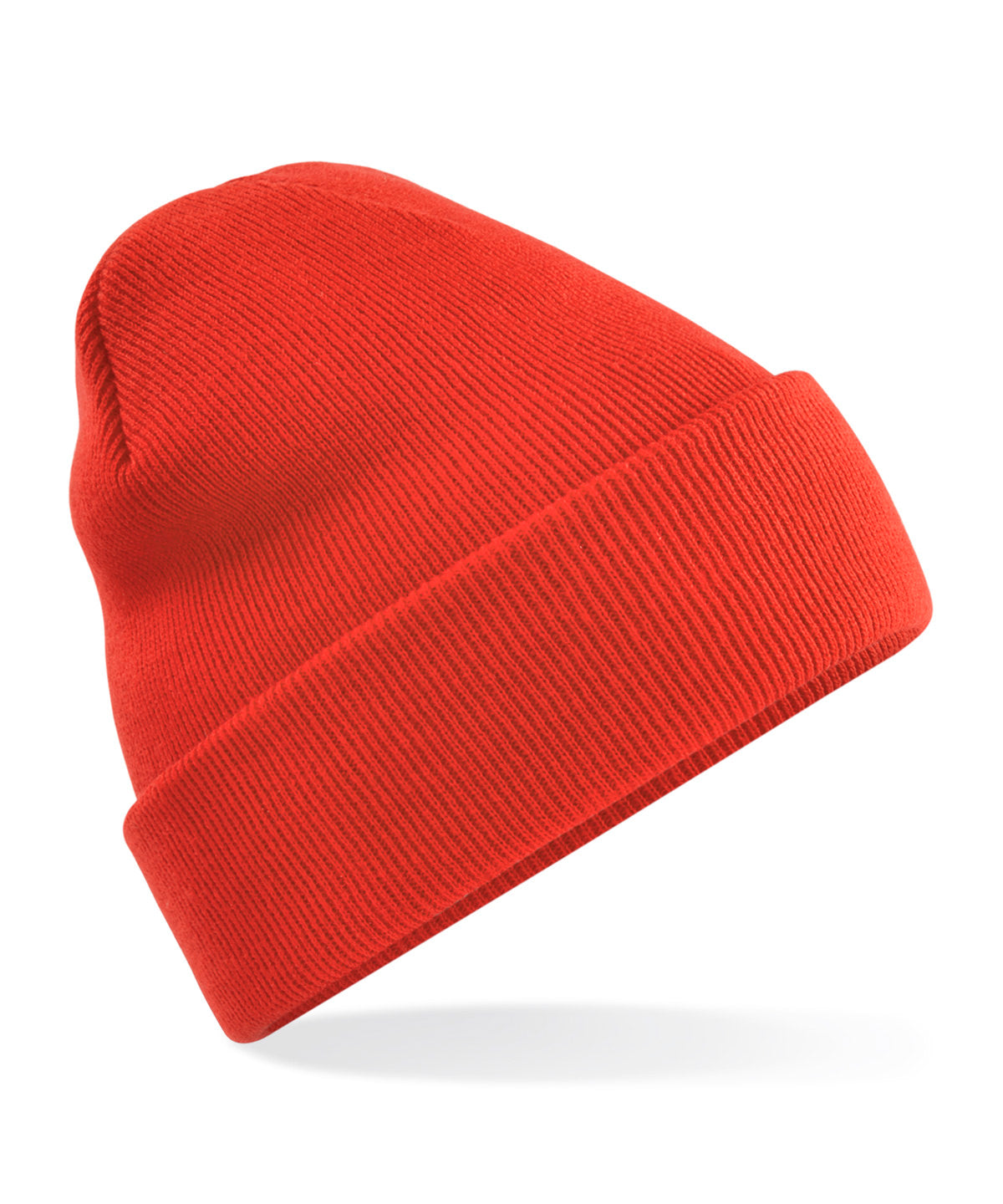 Fire Red - Original cuffed beanie - GarmentEmbroidery