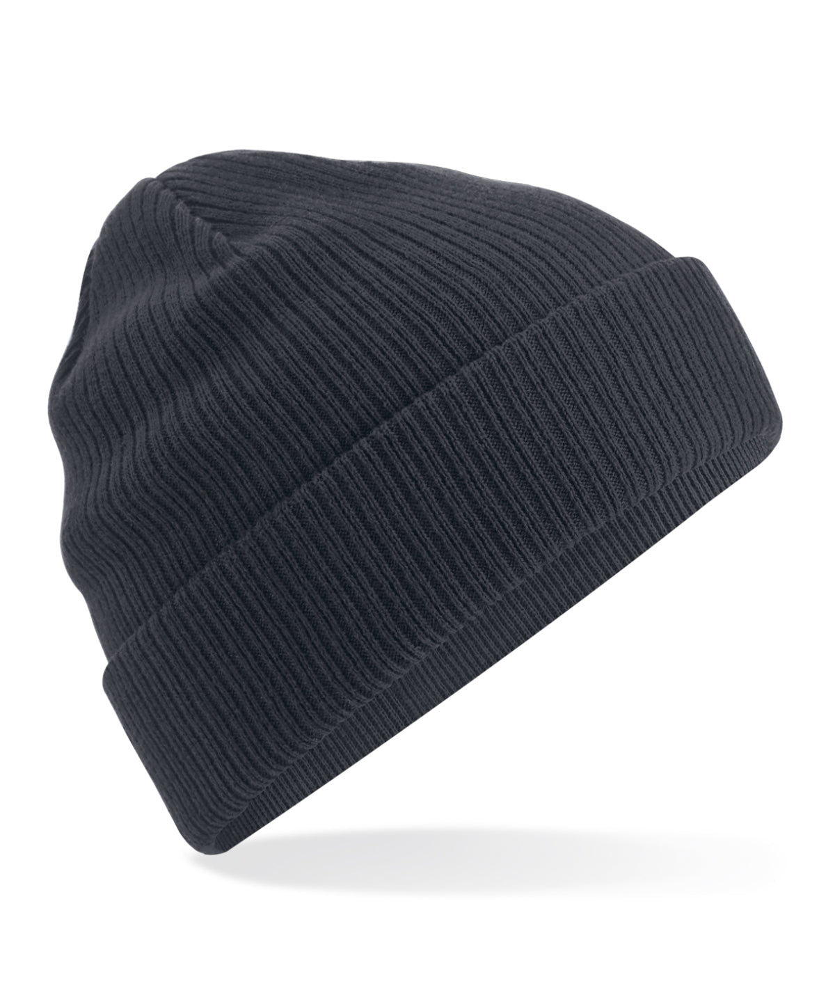 Graphite Grey - Organic cotton beanie - GarmentEmbroidery